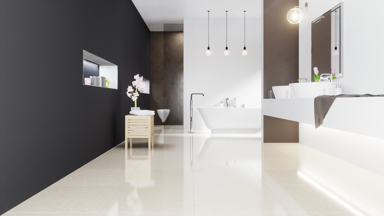 Bodenfliesen Travertin Beige Glanzend Tradizione 60 X 60 Cm Feinsteinzeug Monocibec Deinetur De