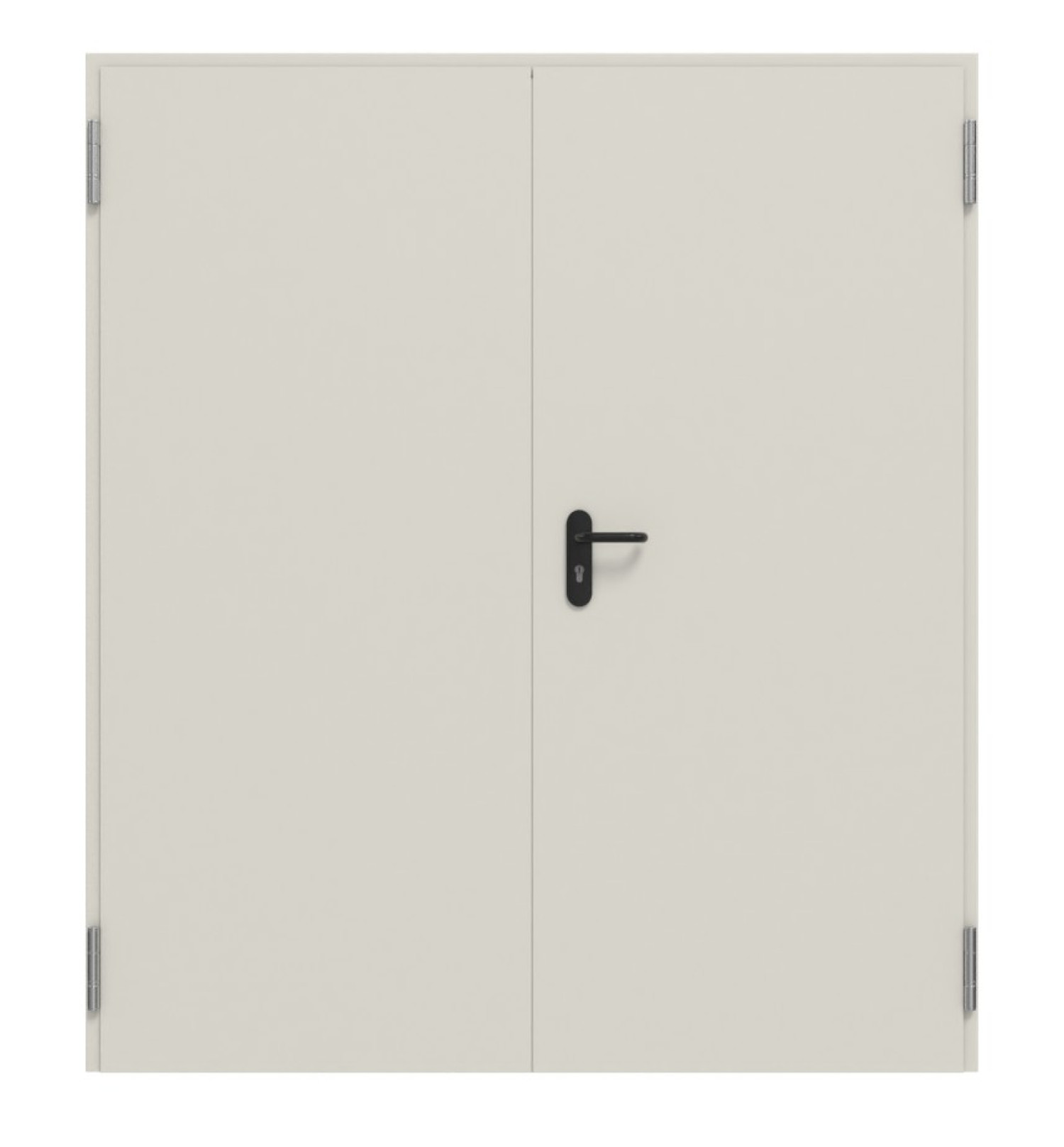 Frontansicht von TECKENTRUP Innentür-Set 2-flg. Stahl mit Feuerschutzfunktion T30-2 FSA-42 inkl. Eckzarge
