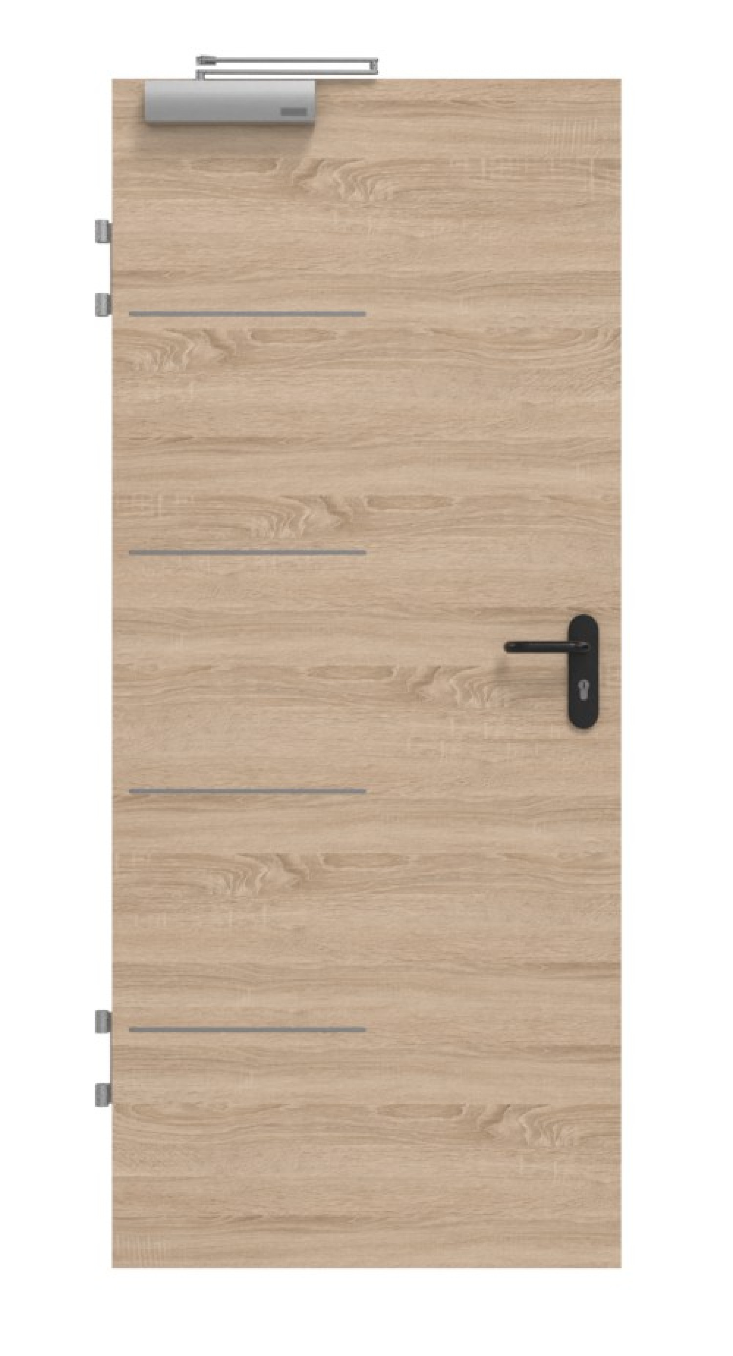 GARANT Brandschutztür T30 Corona 734 Quer Authentic Eiche CePaL
