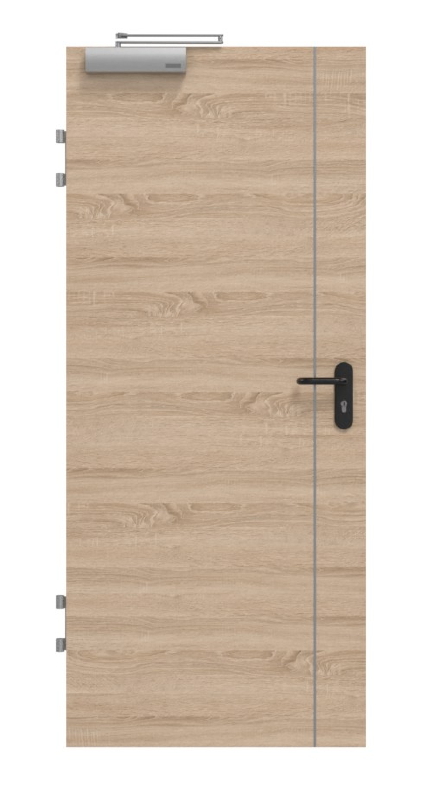 GARANT Brandschutztür T30 Corona 750 Quer Authentic Eiche CePaL