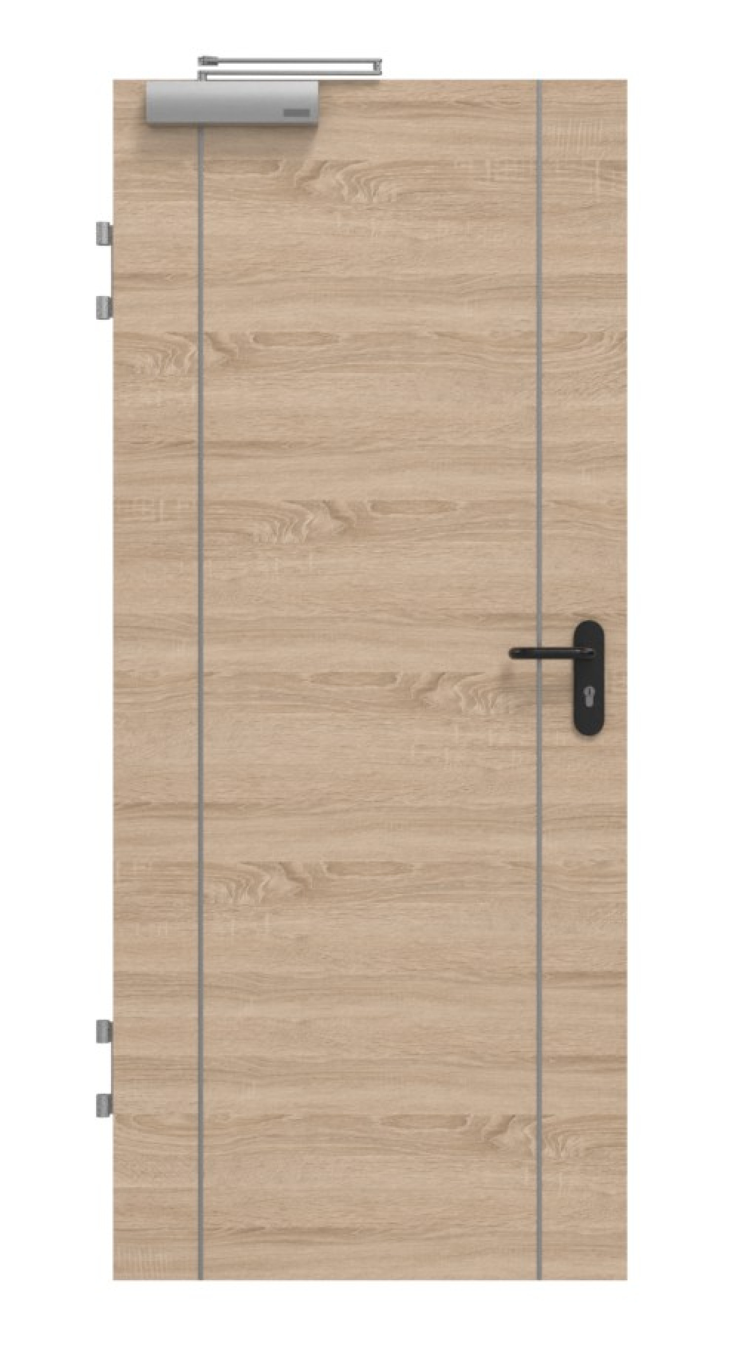 GARANT Brandschutztür T30 Corona 751 Quer Authentic Eiche CePaL