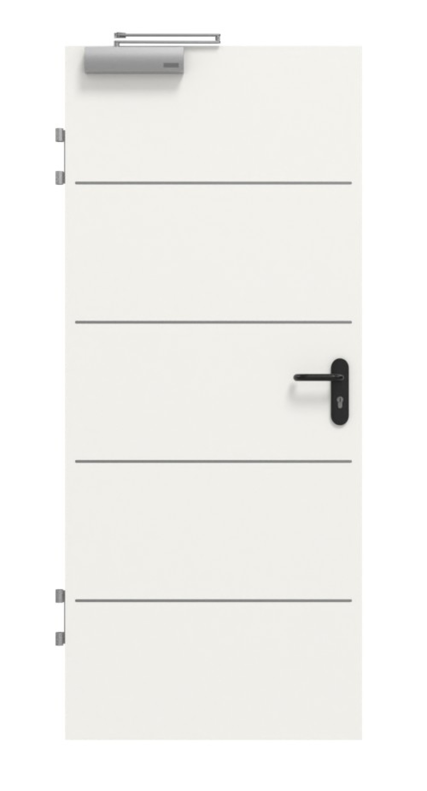GARANT Brandschutztür T30 Corona 830 Weißlack 9016 CePaL