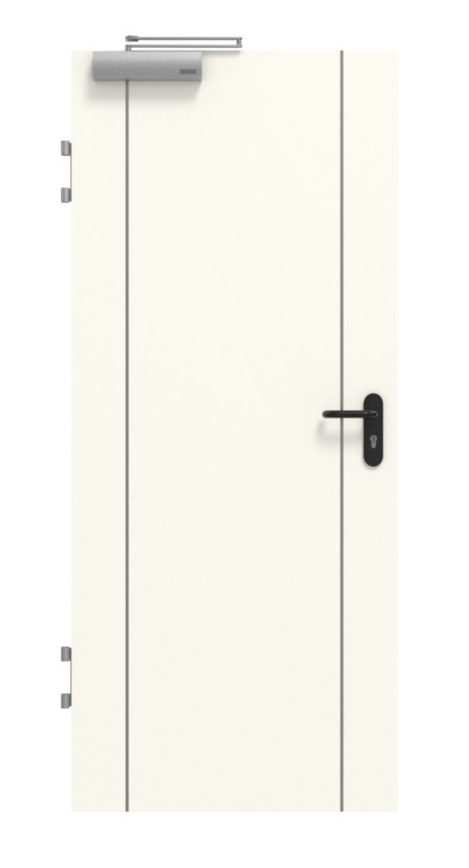 GARANT Brandschutztür T30 Corona 851 Pearl White CePaL