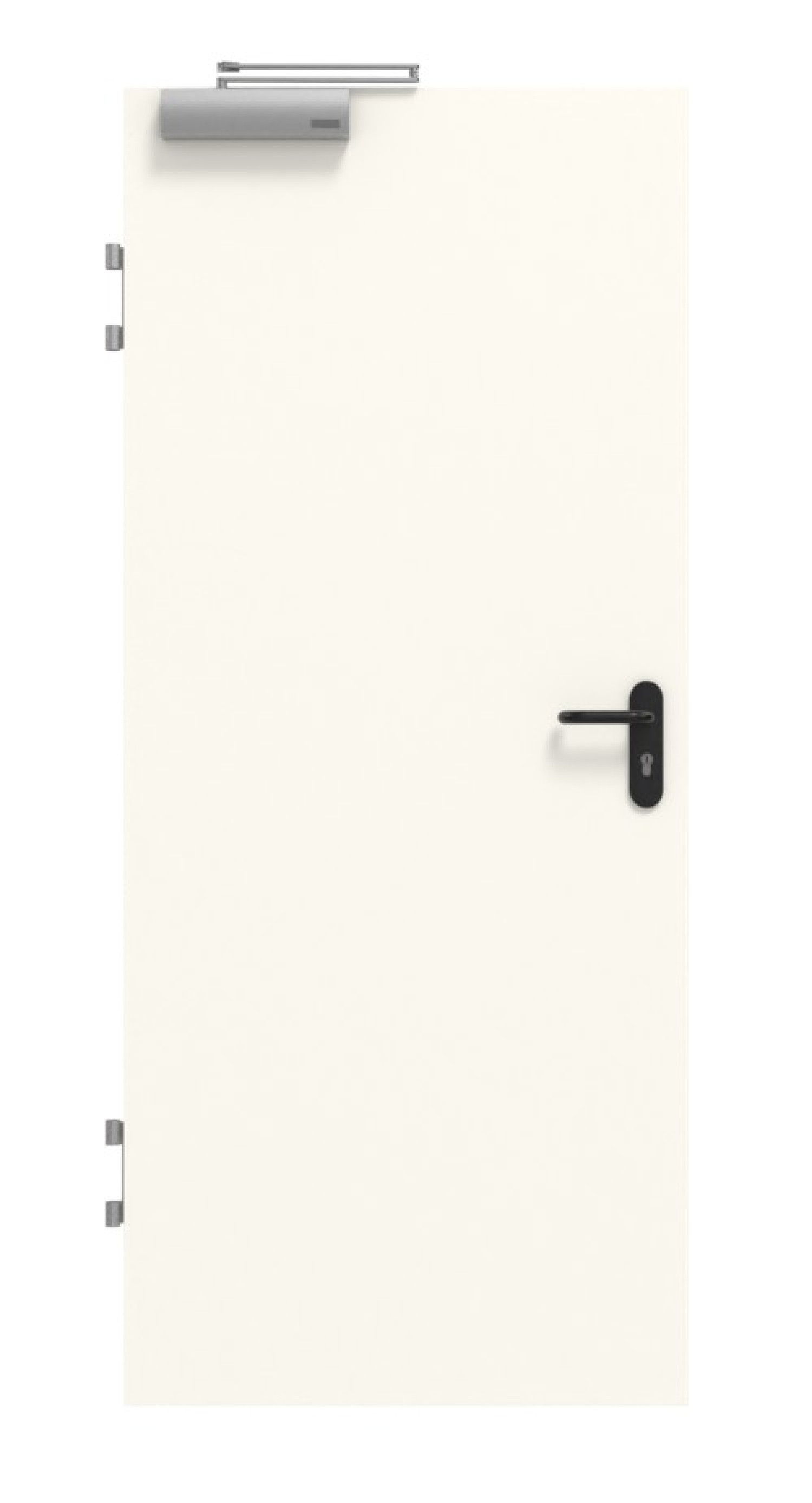 Frontansicht von GARANT Brandschutztür T30 Pearl White 0105-60 CePaL