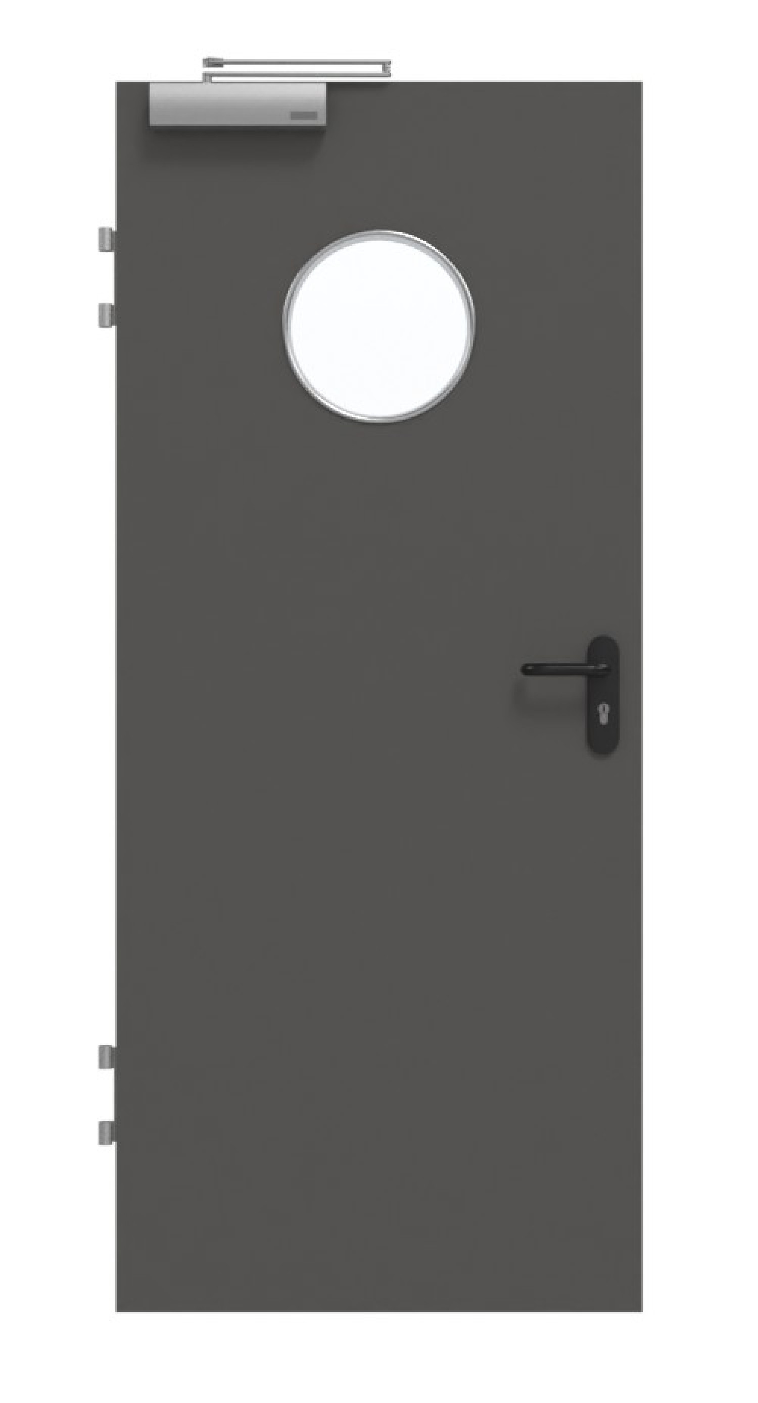 GARANT Brandschutztür T30 Ebony 10622-60 CePaL mit Lichtausschnitt LA-12