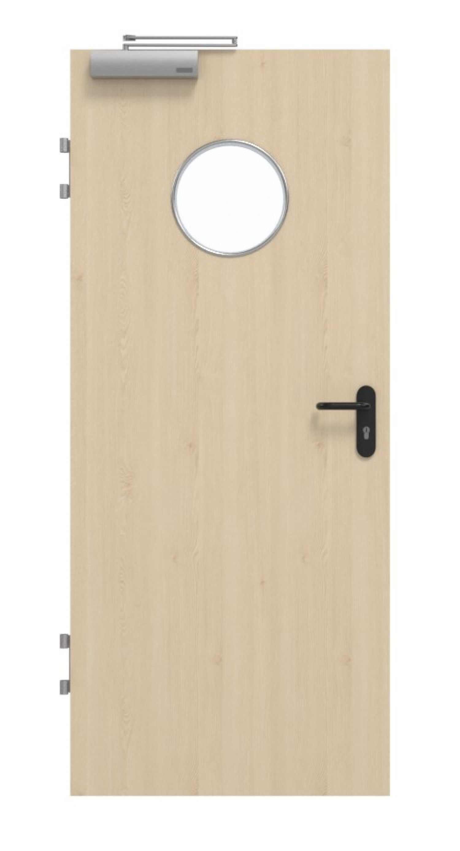 GARANT Brandschutztür T30 Authentic Sand GCK08 mit Lichtausschnitt LA-12