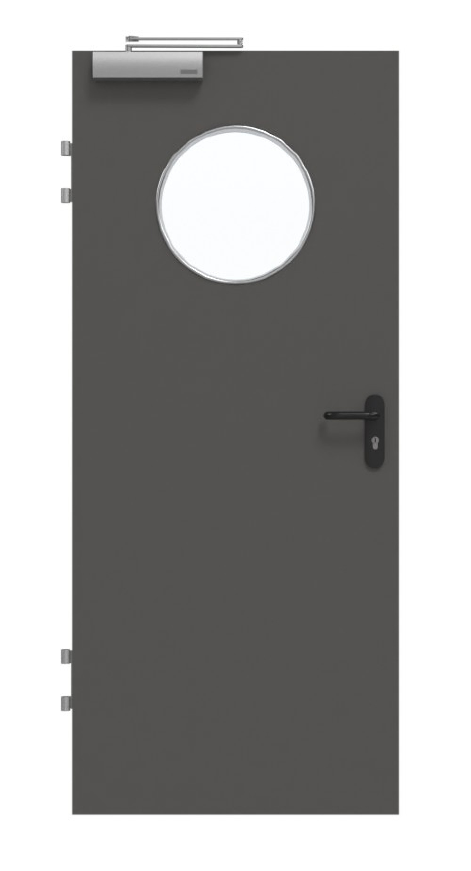GARANT Brandschutztür T30 Ebony 10622-60 CePaL mit Lichtausschnitt LA-13
