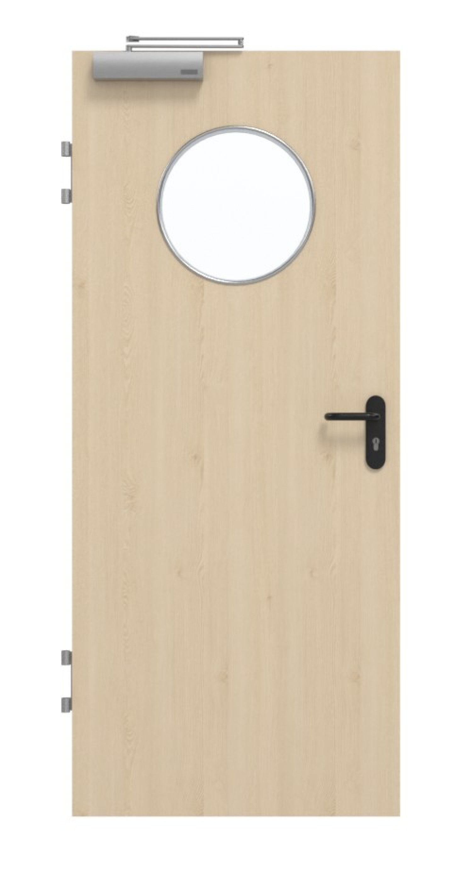 GARANT Brandschutztür T30 Authentic Sand GCK08 mit Lichtausschnitt LA-13