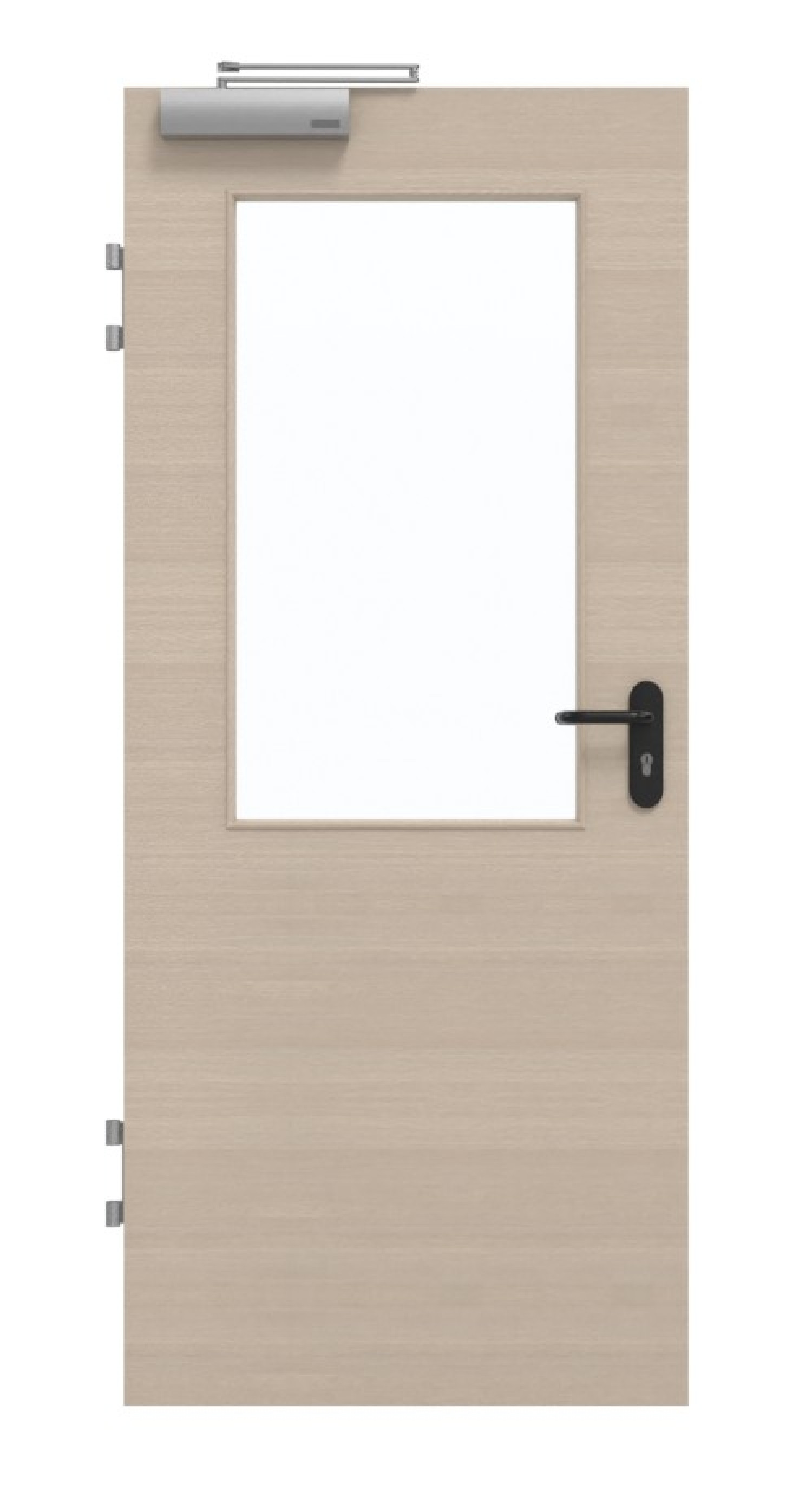 GARANT Brandschutztür T30 Quer Authentic Akazie GCK08 mit Lichtausschnitt LA-6