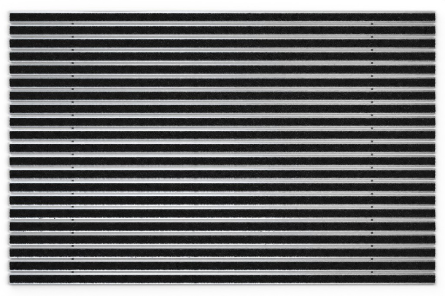 Top-Ansicht von Aluprofilmatte KLASSIK ColourPlus schwarz - Entrada