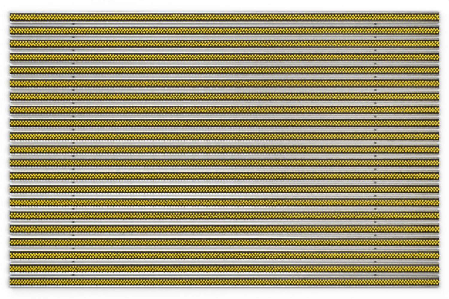 Top-Ansicht von Aluprofilmatte KLASSIK Work B09 gelb - Entrada