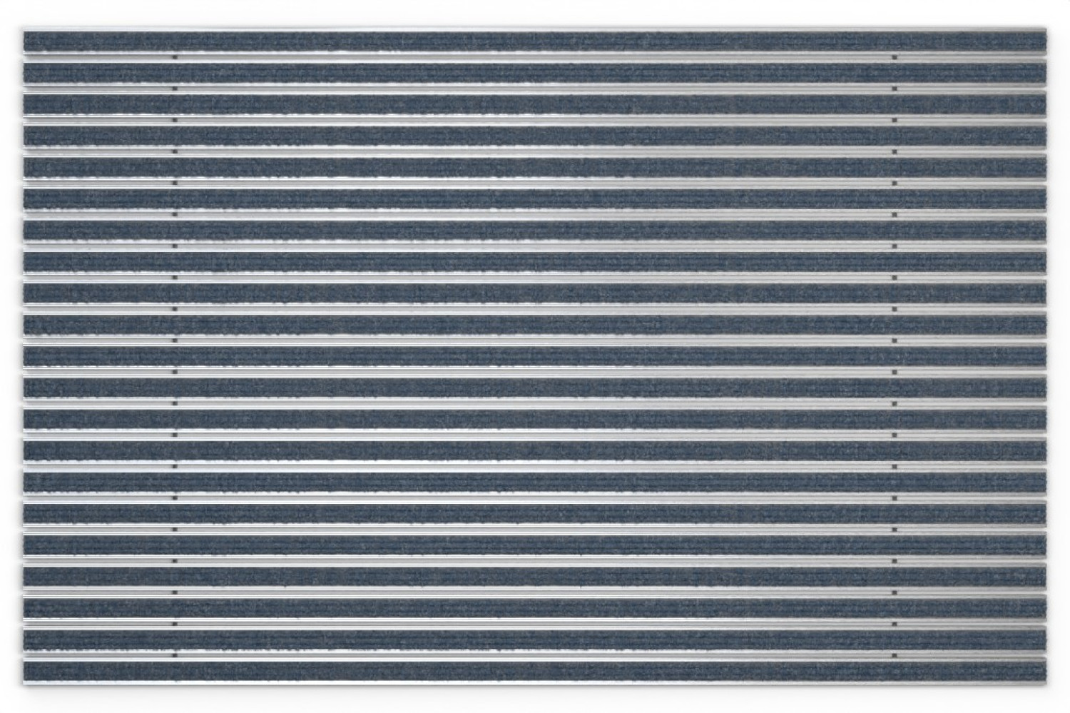 Top-Ansicht von Aluprofilmatte ROBUST Rips T06PP blau/grau - Entrada