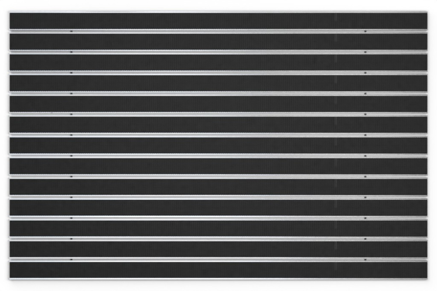 Top-Ansicht von Aluprofilmatte ROYAL Safe R01V schwarz - Entrada