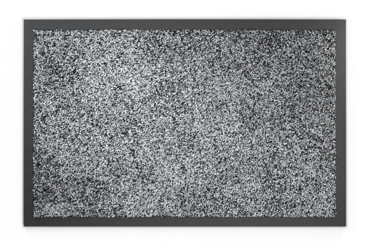 Top-Ansicht von Fußmatte KLASSIK Nylonfaser 646 hellgrau meliert 150 x 400 cm - Entrada