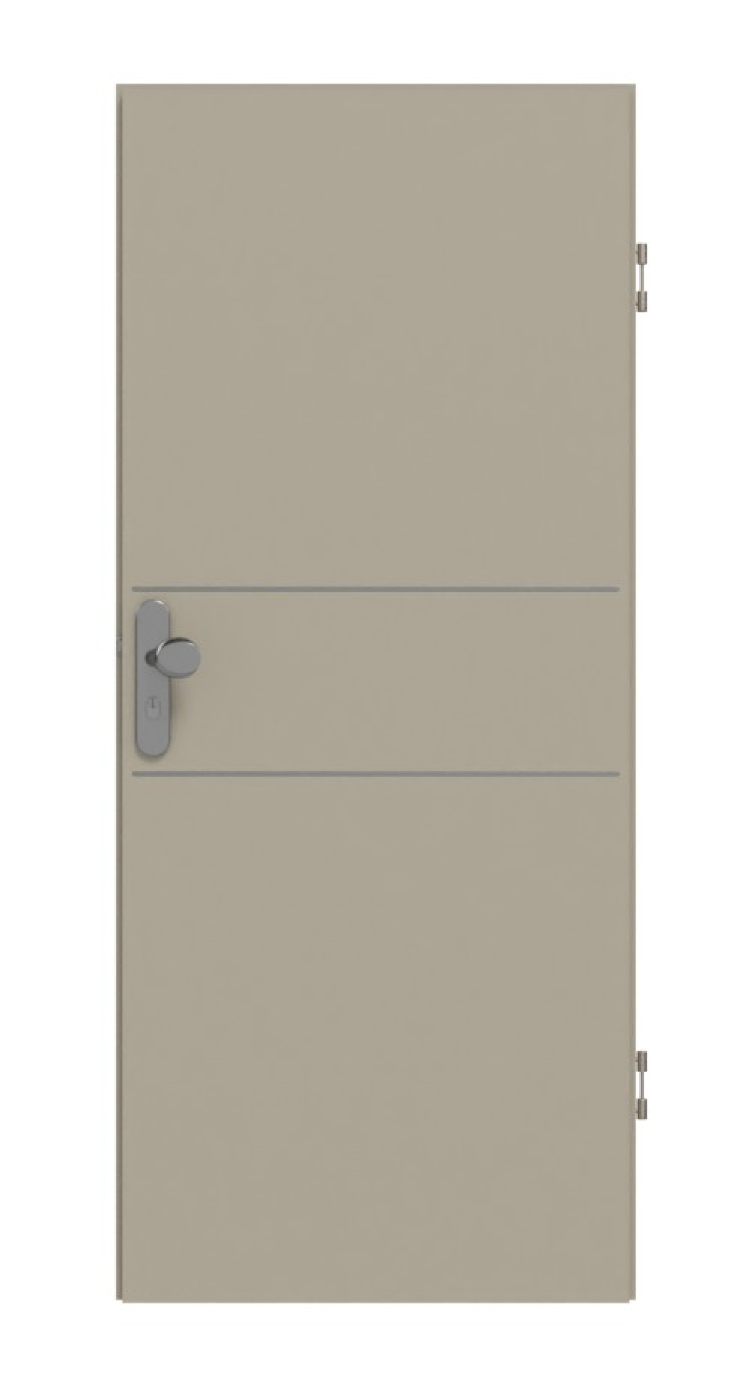 GARANT Wohnungseingangstür Aura 832 Matt Seidengrau 7044 G-TEC