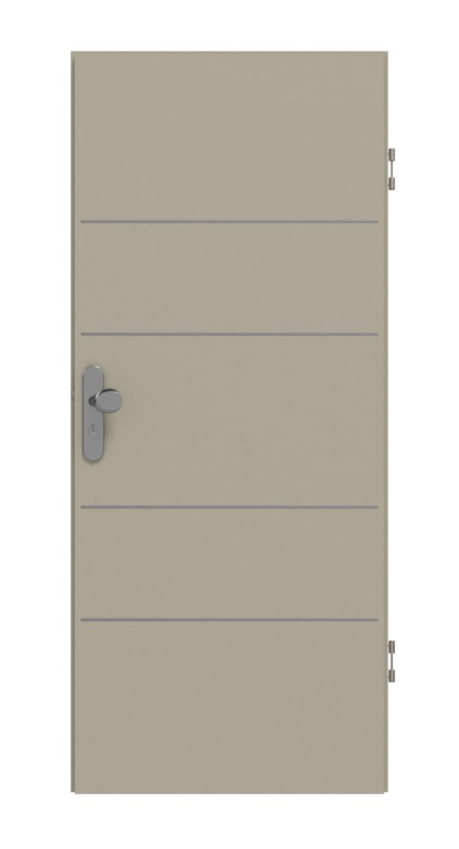 GARANT Wohnungseingangstür Aura 833 Matt Seidengrau 7044 G-TEC