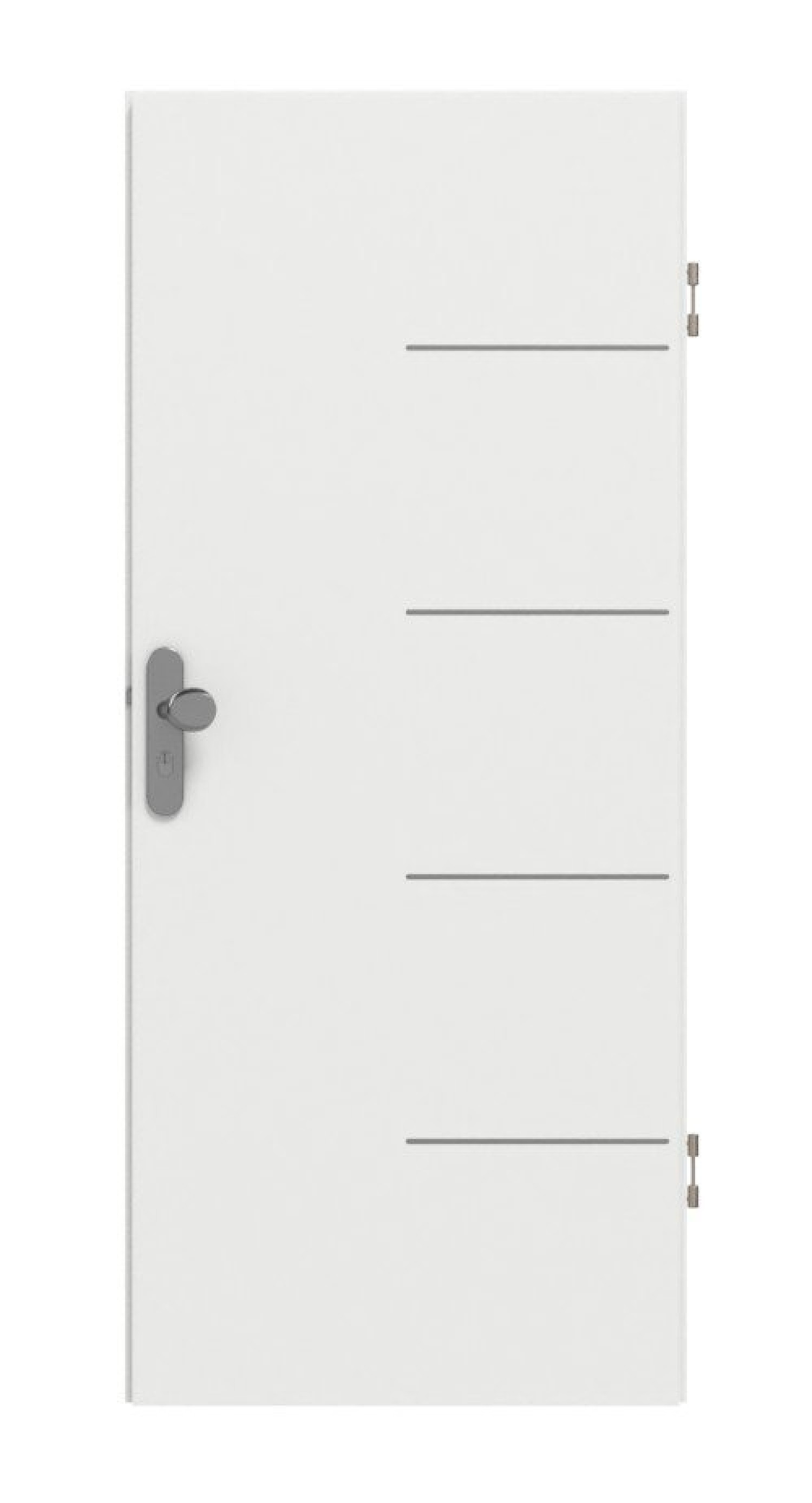 GARANT Wohnungseingangstür Aura 834 Matt Weißlack 9016 G-TEC