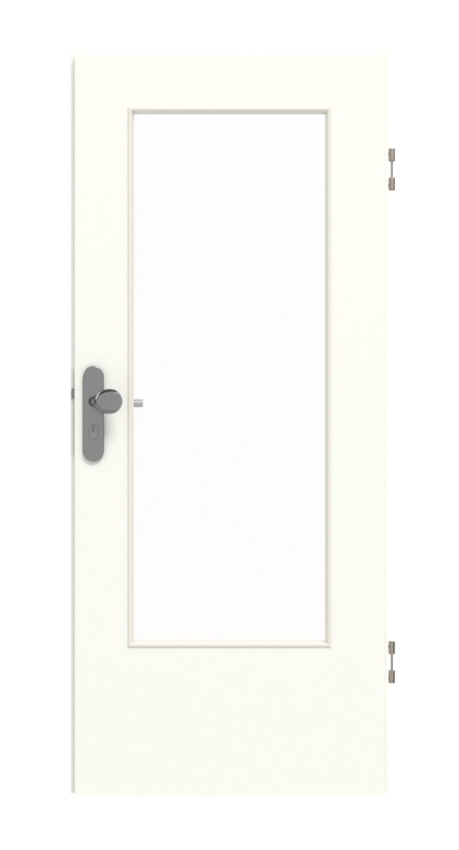 GARANT Wohnungseingangstür U11026SD Kristallweiß GHK08 mit Lichtausschnitt LA-DIN