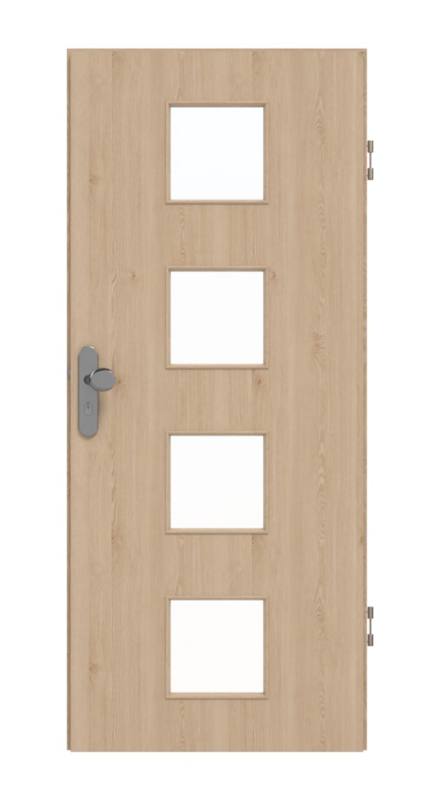 GARANT Wohnungseingangstür Authentic Achat CePaL mit Lichtausschnitt LA-10