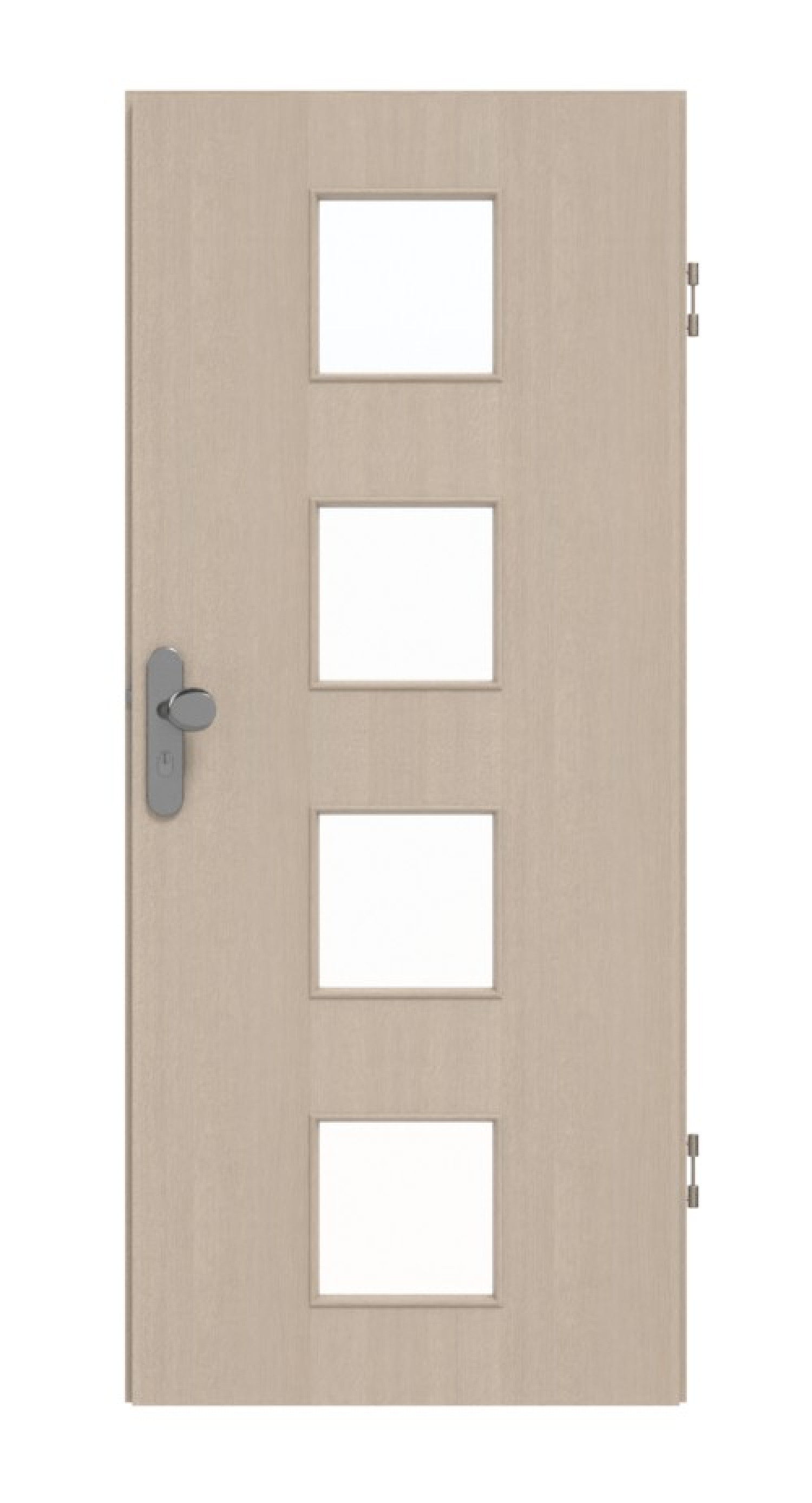 GARANT Wohnungseingangstür Authentic Akazie GCK08 mit Lichtausschnitt LA-10