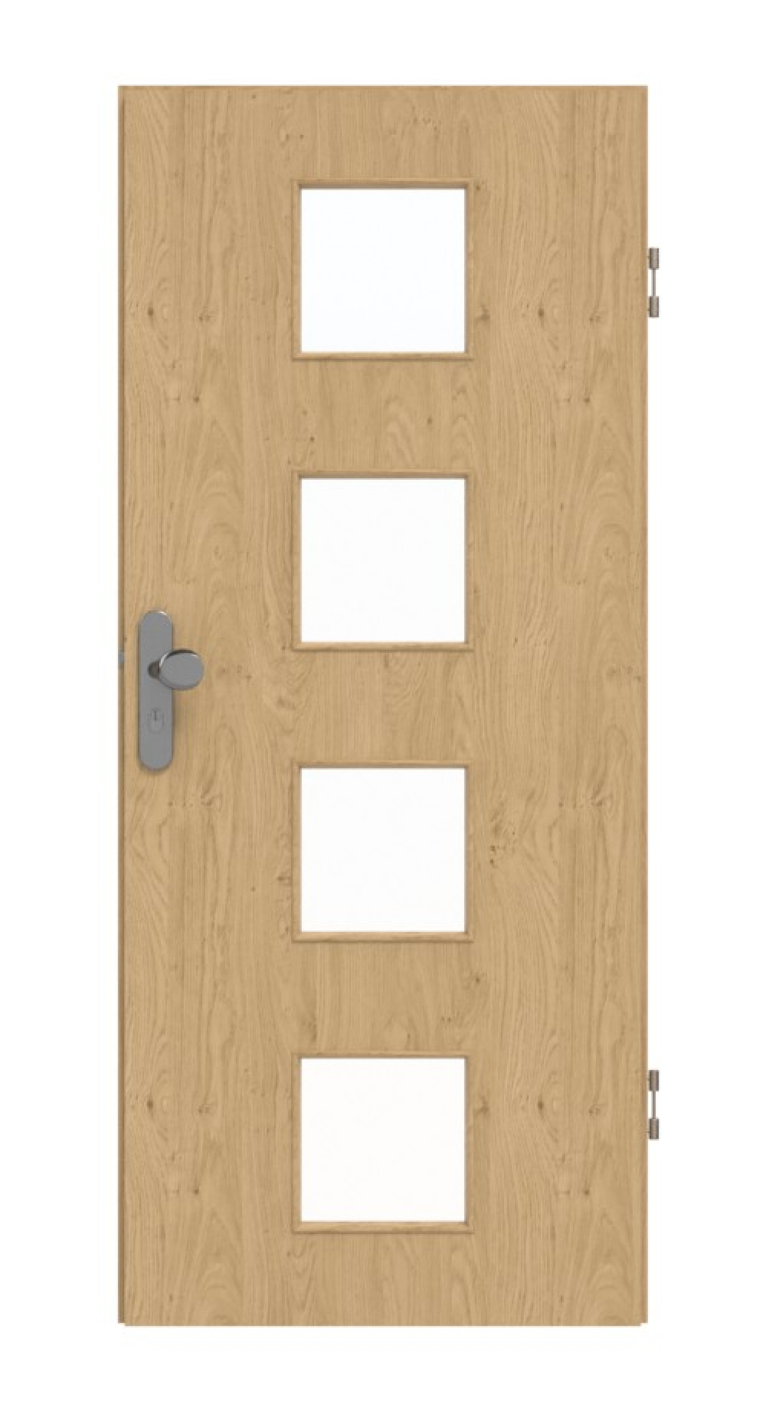 GARANT Wohnungseingangstür Authentic Asteiche GCK08 mit Lichtausschnitt LA-10