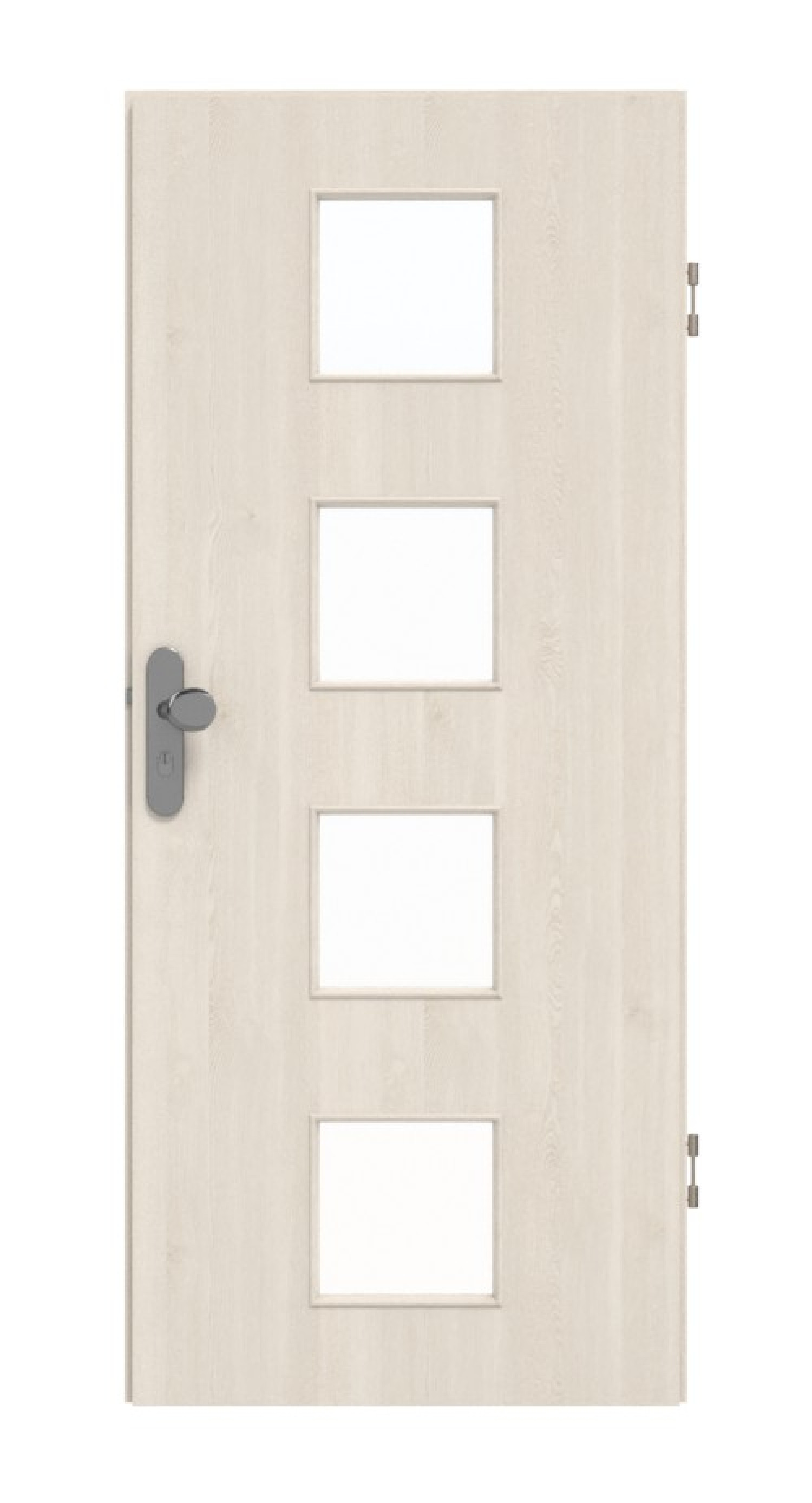 GARANT Wohnungseingangstür Authentic Perl GCK08 mit Lichtausschnitt LA-10