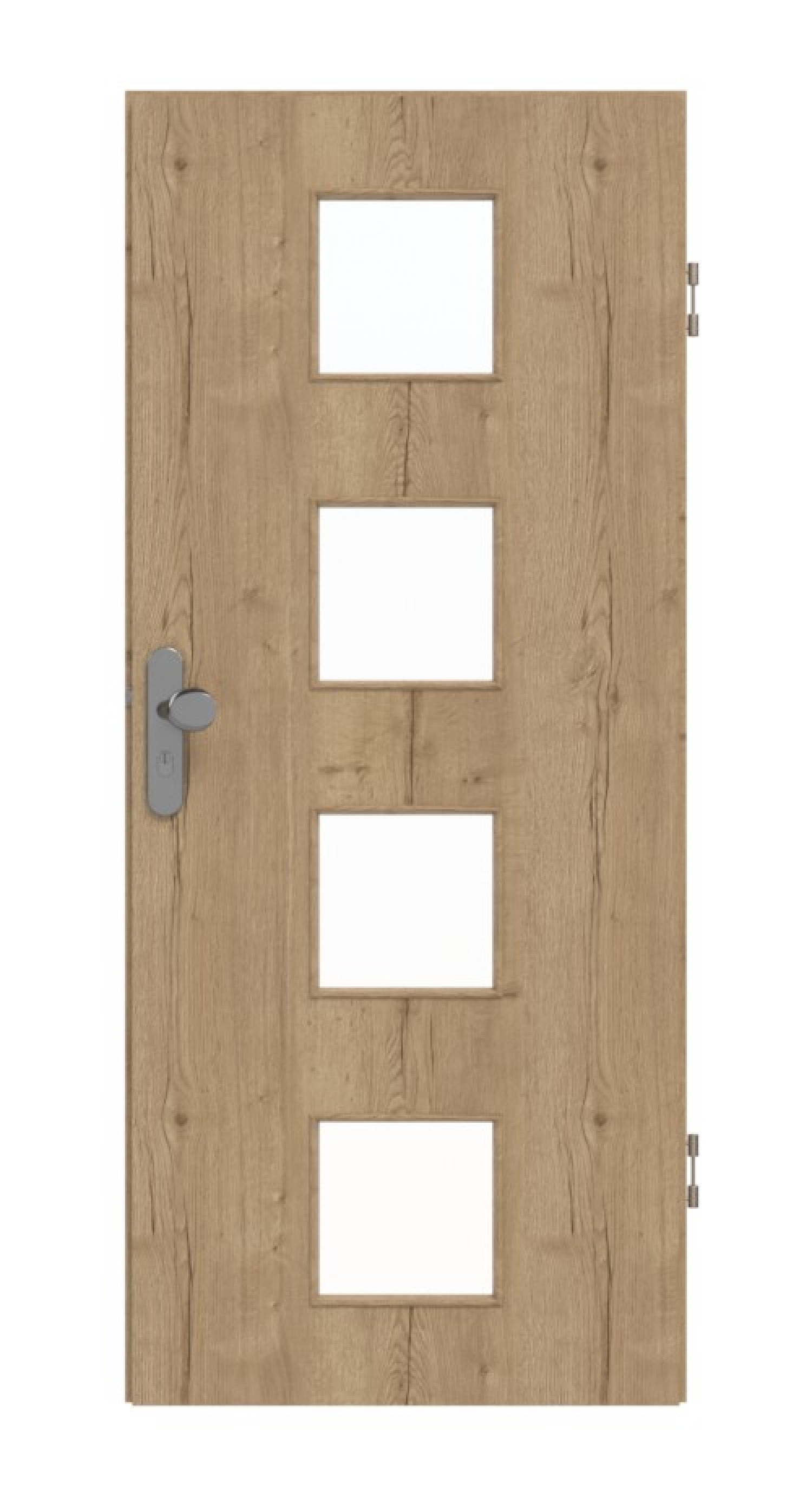 GARANT Wohnungseingangstür Authentic Risseiche GCK08 mit Lichtausschnitt LA-10