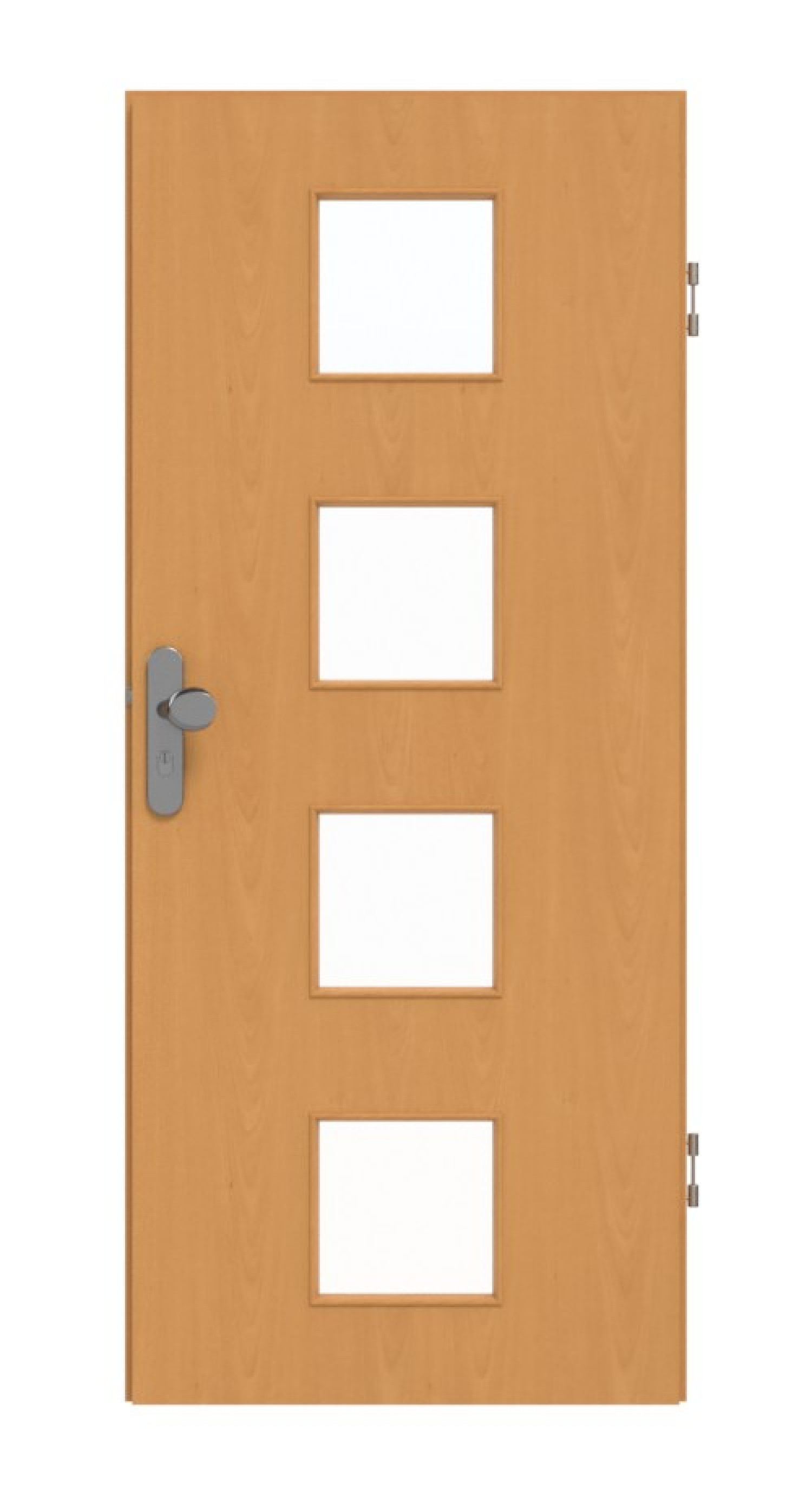 GARANT Wohnungseingangstür Buche Exklusiv GCK08 mit Lichtausschnitt LA-10