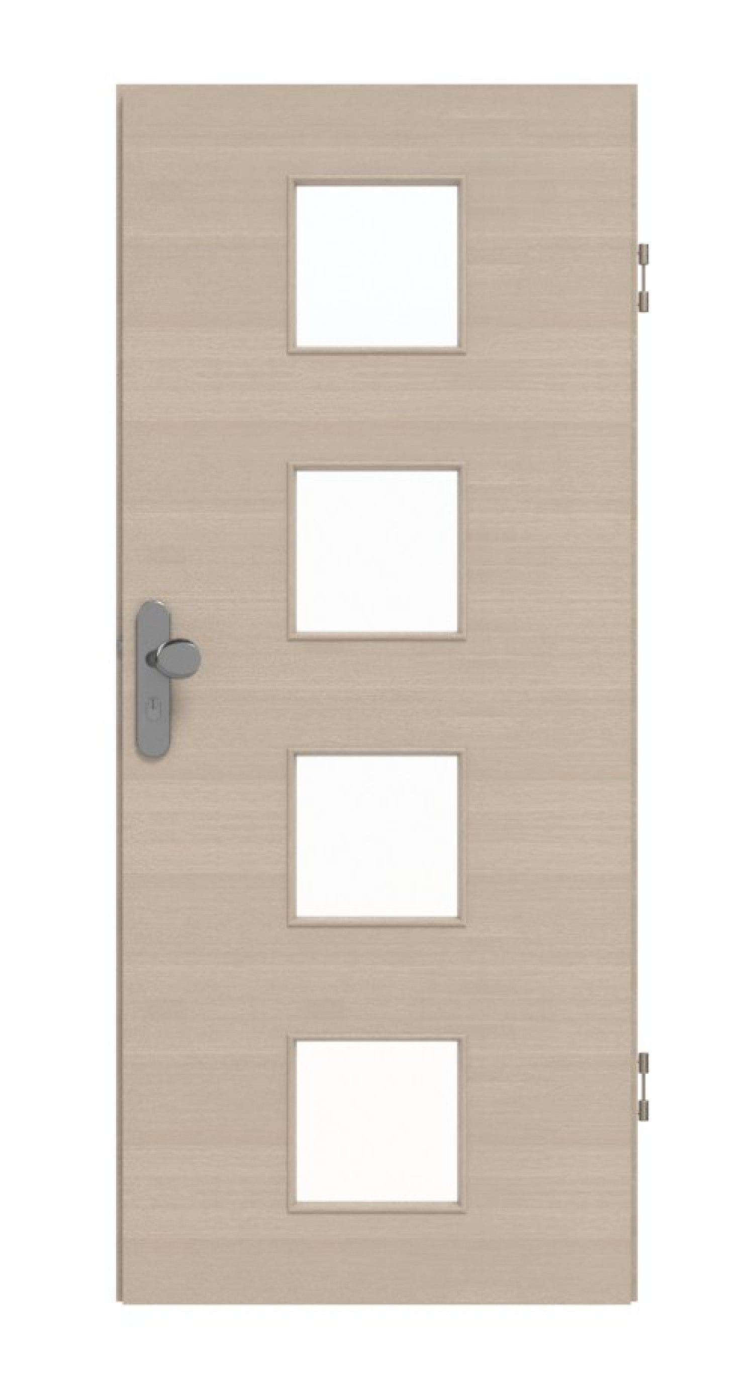 GARANT Wohnungseingangstür Quer Authentic Akazie GCK08 mit Lichtausschnitt LA-10