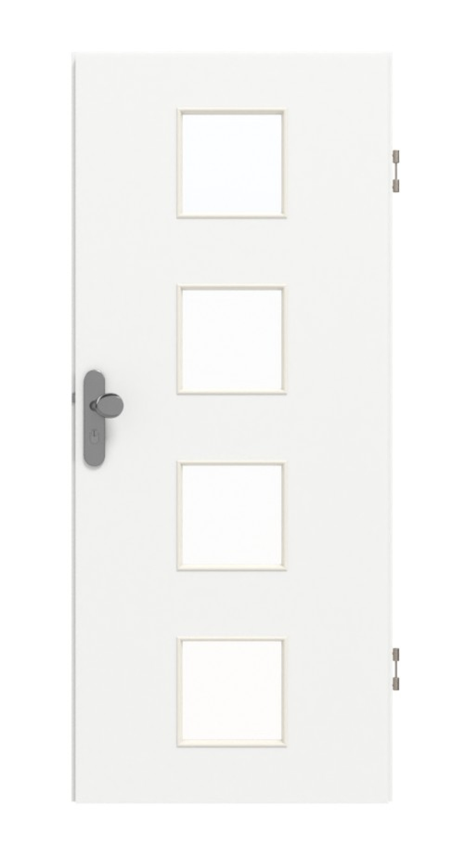 GARANT Wohnungseingangstür U11209SD Edelweiß GHK08 mit Lichtausschnitt LA-10