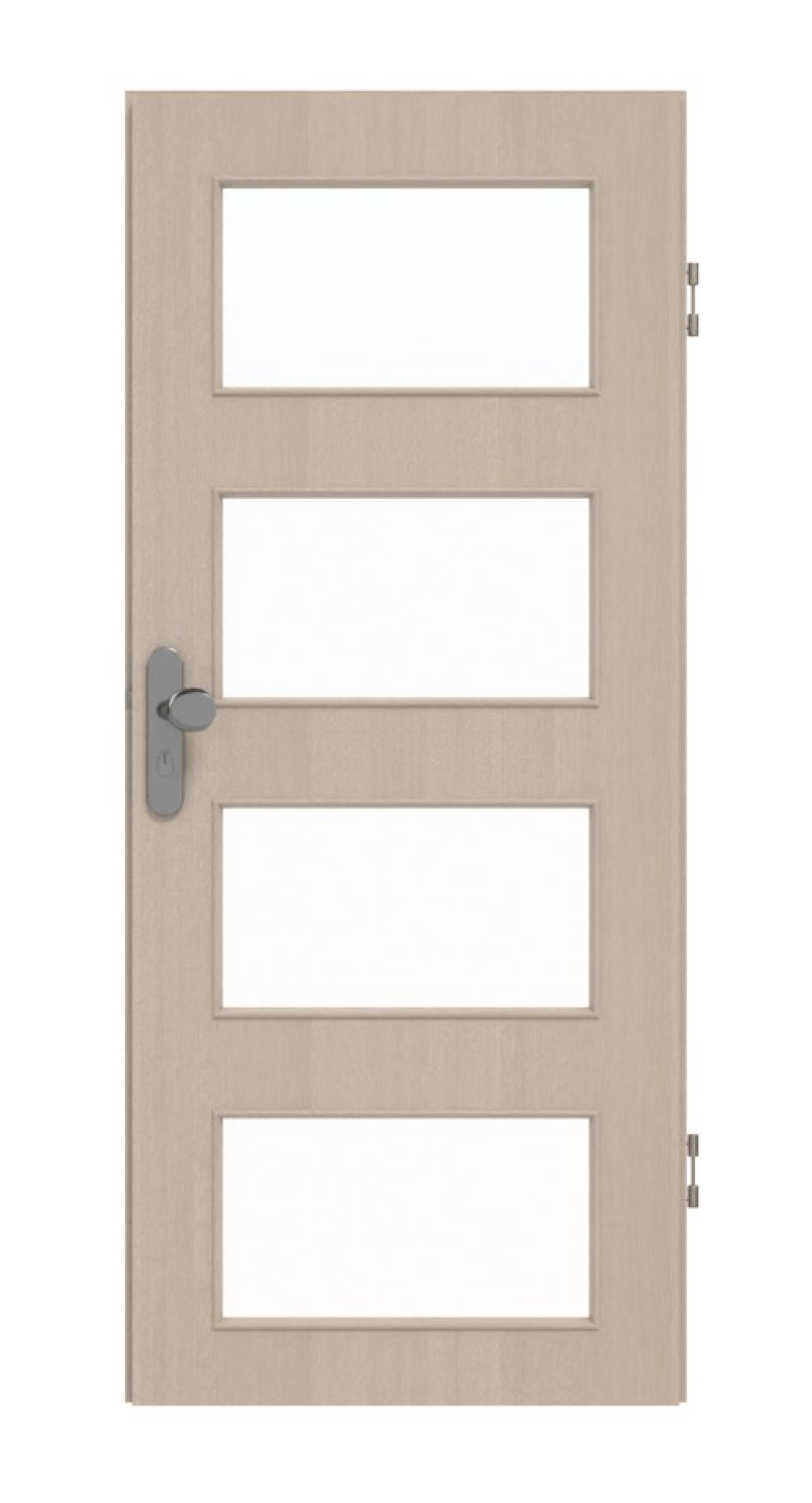 GARANT Wohnungseingangstür Authentic Akazie GCK08 mit Lichtausschnitt LA-11