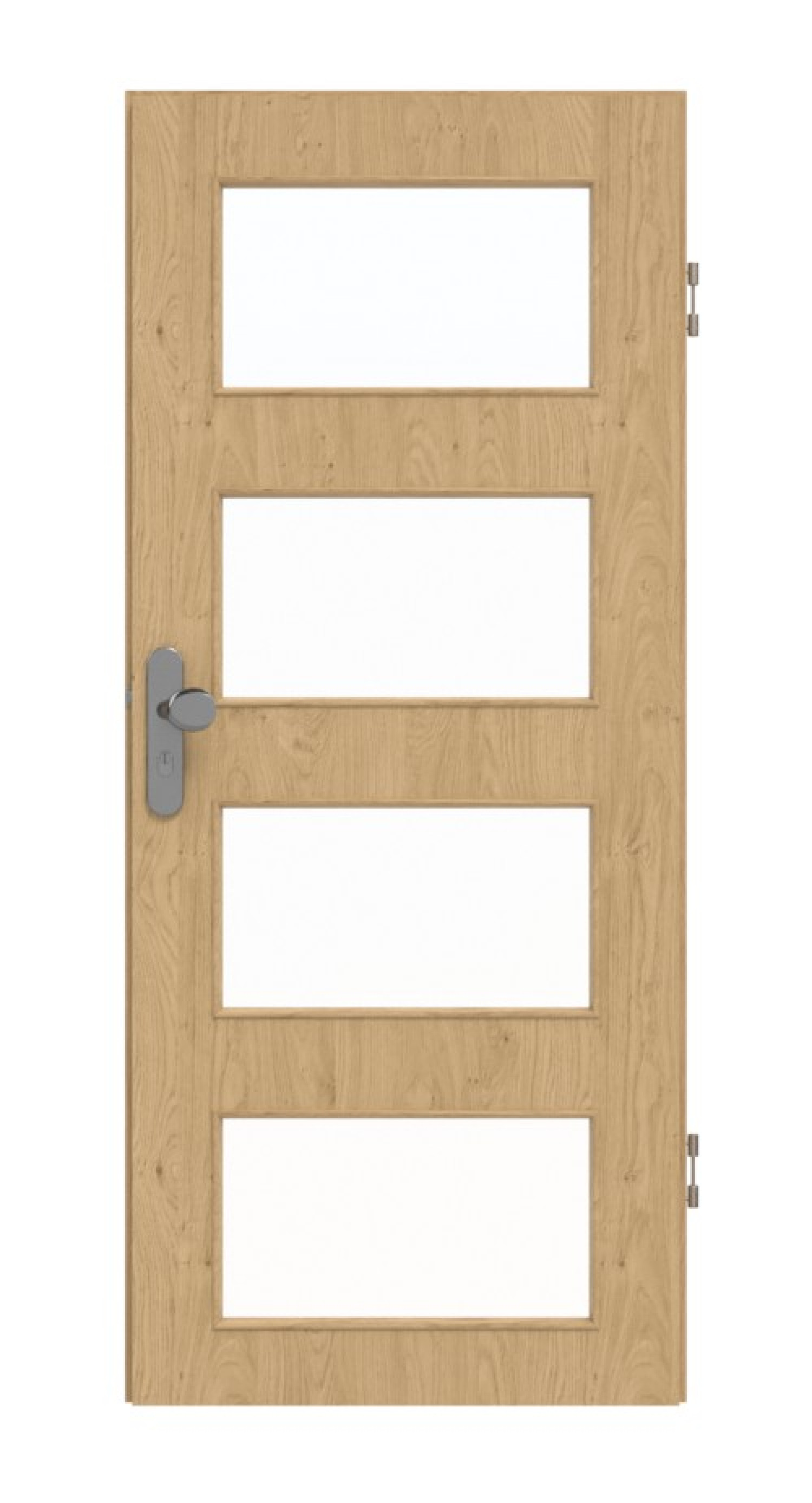 GARANT Wohnungseingangstür Authentic Asteiche GCK08 mit Lichtausschnitt LA-11