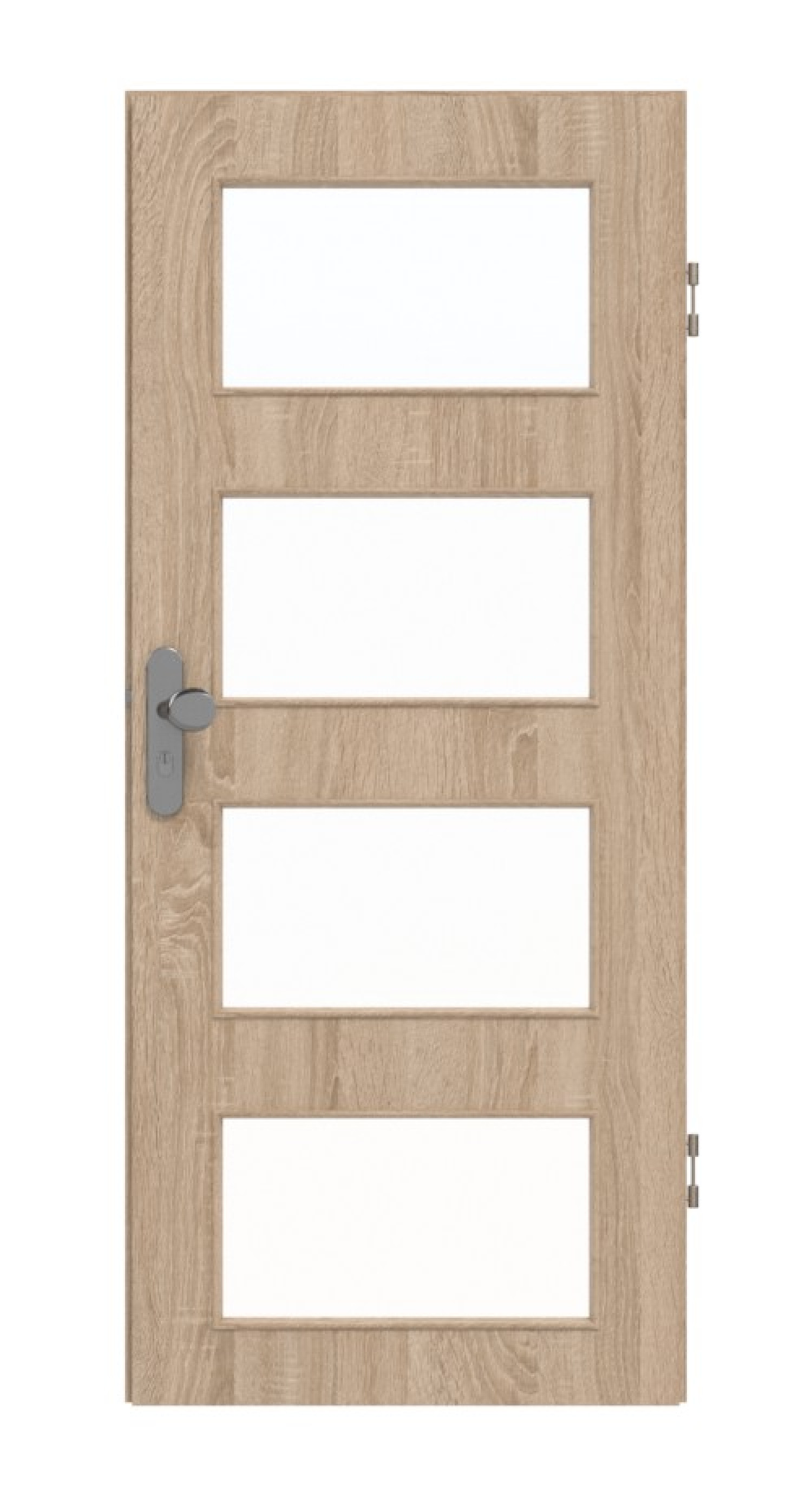 GARANT Wohnungseingangstür Authentic Eiche GCK08 mit Lichtausschnitt LA-11