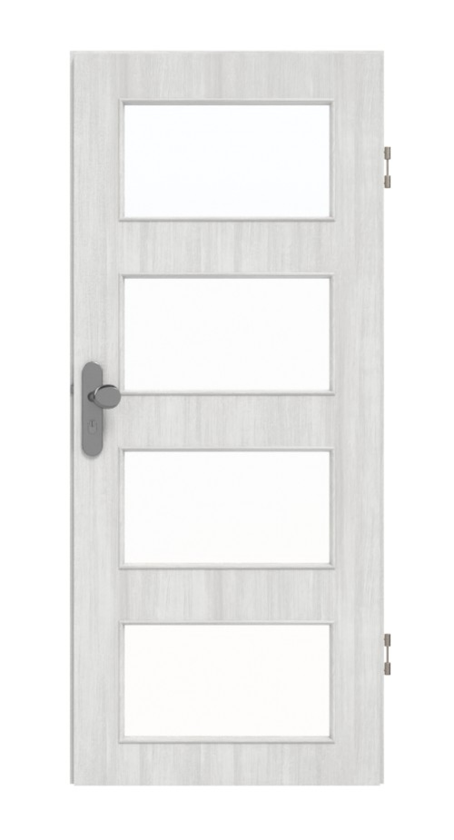GARANT Wohnungseingangstür Authentic Grigio CePaL mit Lichtausschnitt LA-11