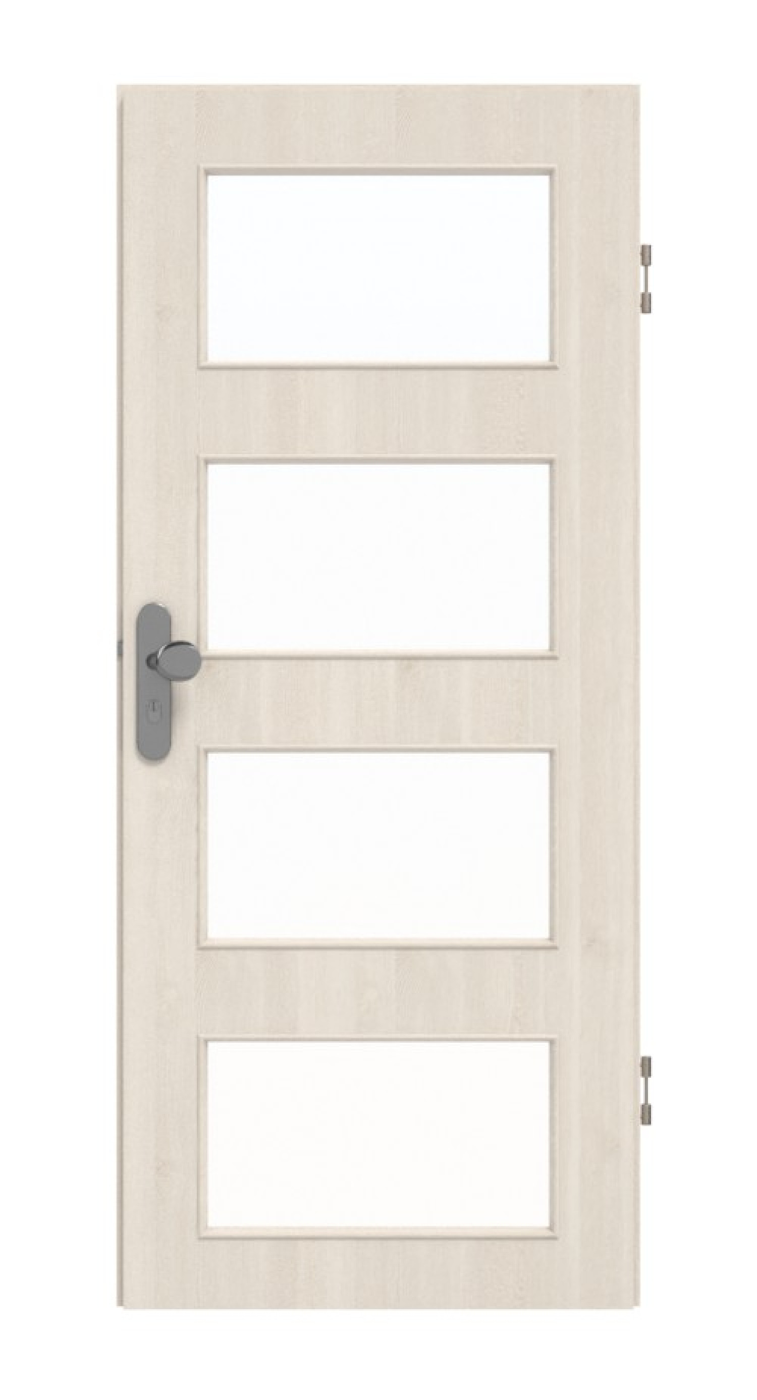 GARANT Wohnungseingangstür Authentic Perl GCK08 mit Lichtausschnitt LA-11