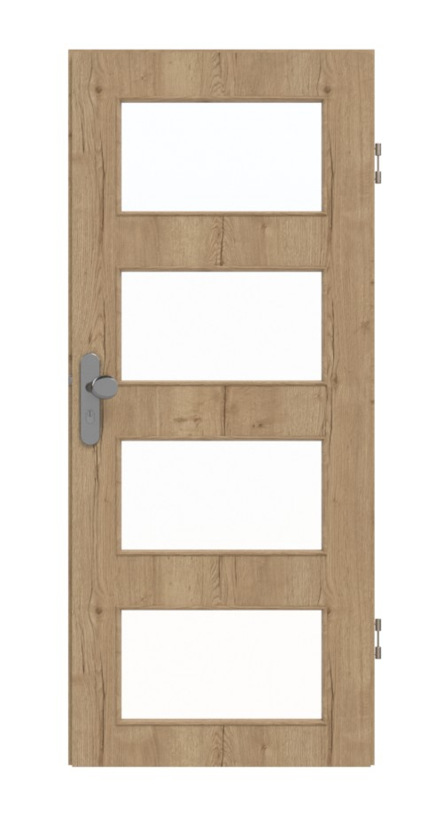GARANT Wohnungseingangstür Authentic Risseiche GCK08 mit Lichtausschnitt LA-11