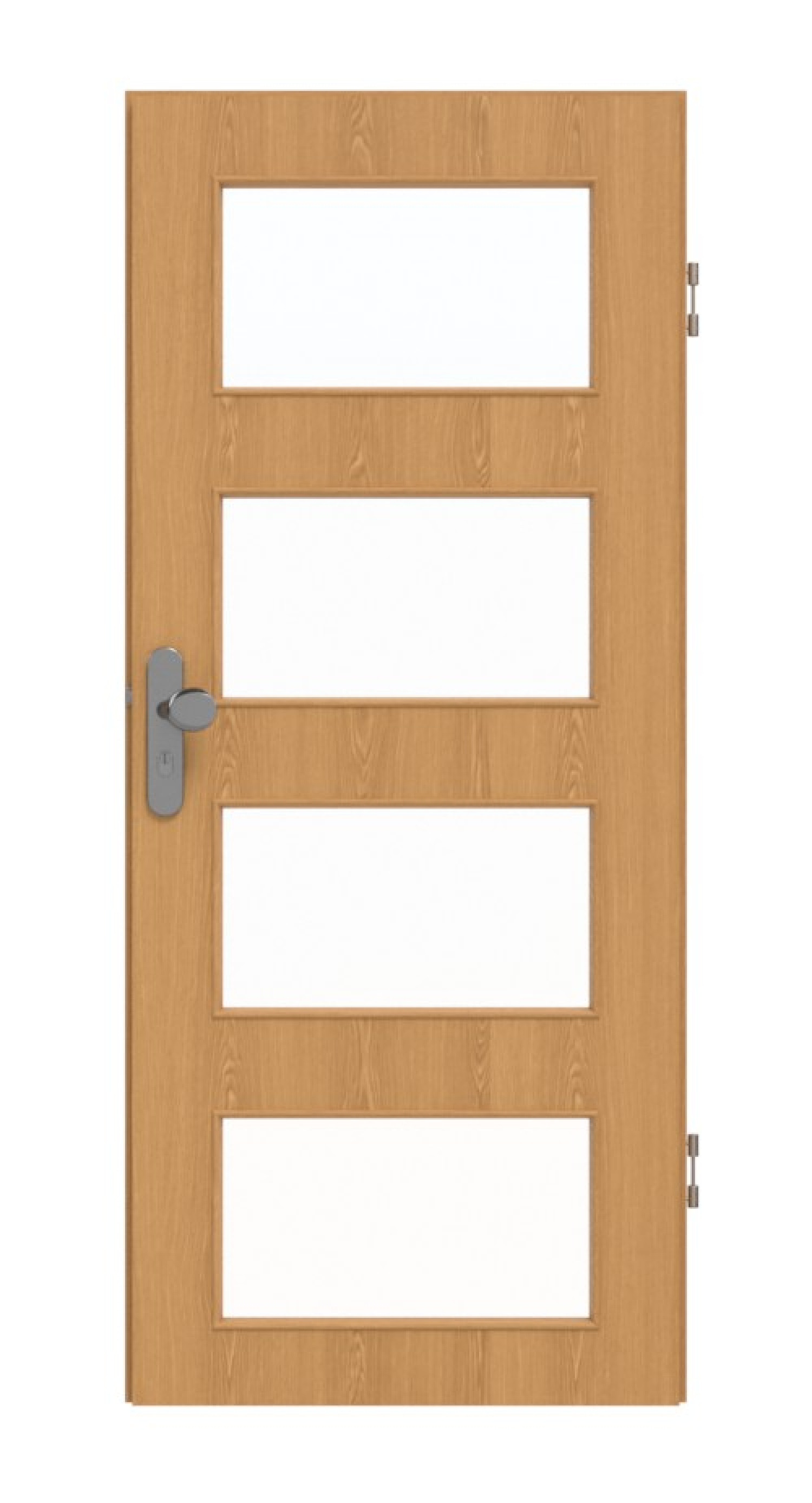 GARANT Wohnungseingangstür Eiche Premium GCK08 mit Lichtausschnitt LA-11