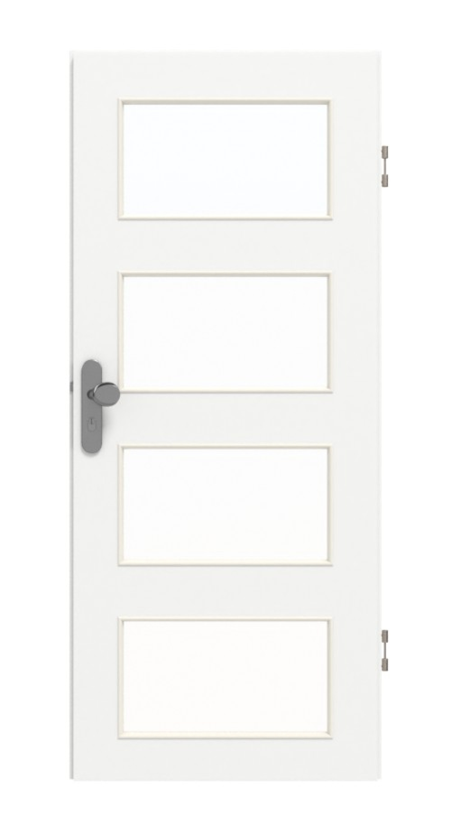GARANT Wohnungseingangstür U11209SD Edelweiß GHK08 mit Lichtausschnitt LA-11