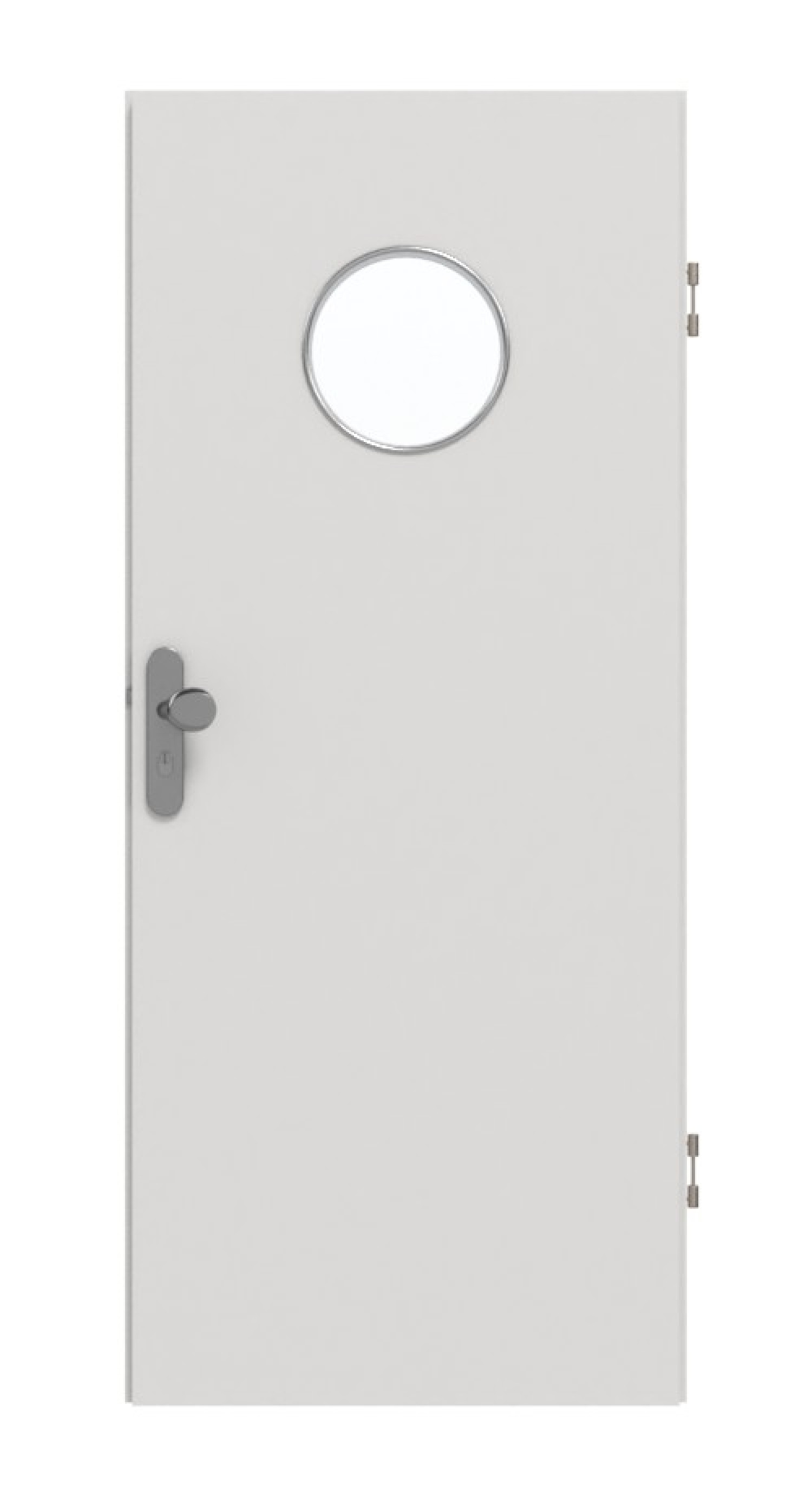 GARANT Wohnungseingangstür 0160-60 Silver Grey CePaL mit Lichtausschnitt LA-12