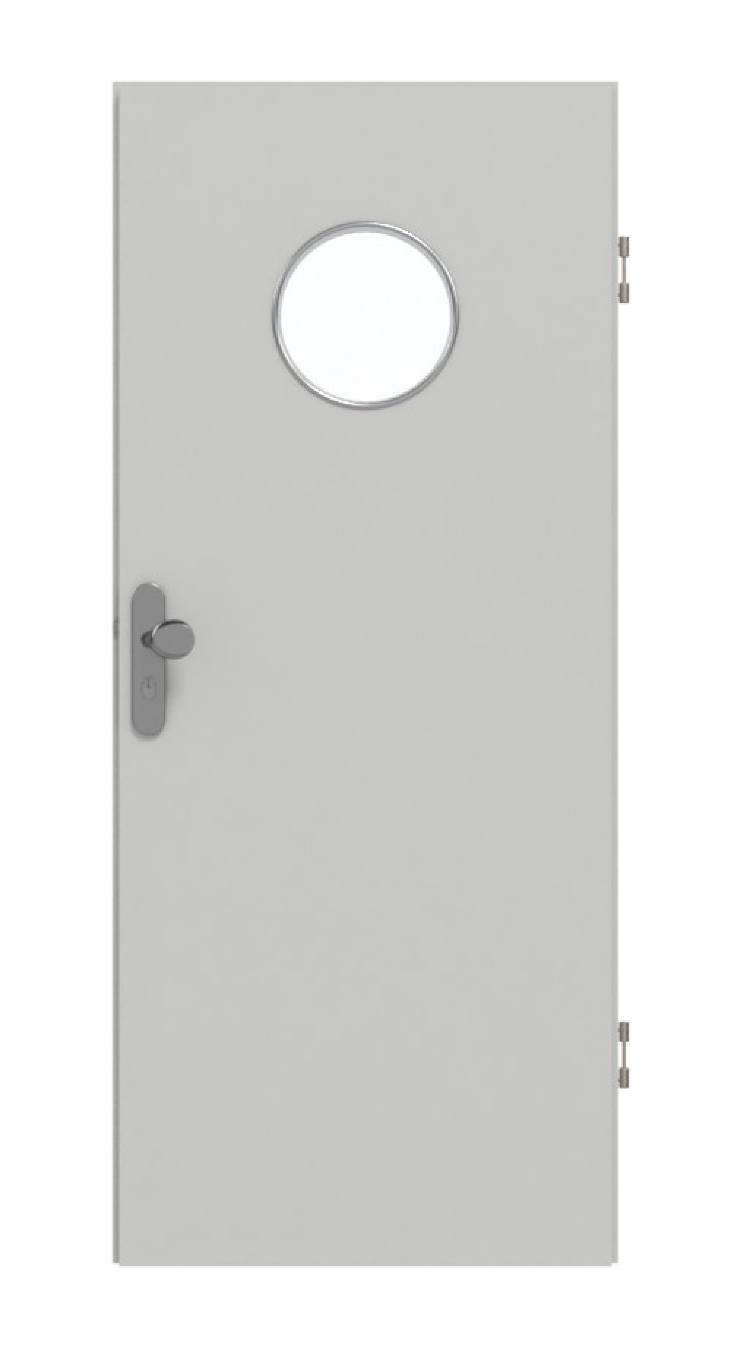 GARANT Wohnungseingangstür D92-60 Dove Grey Resopal mit Lichtausschnitt LA-12