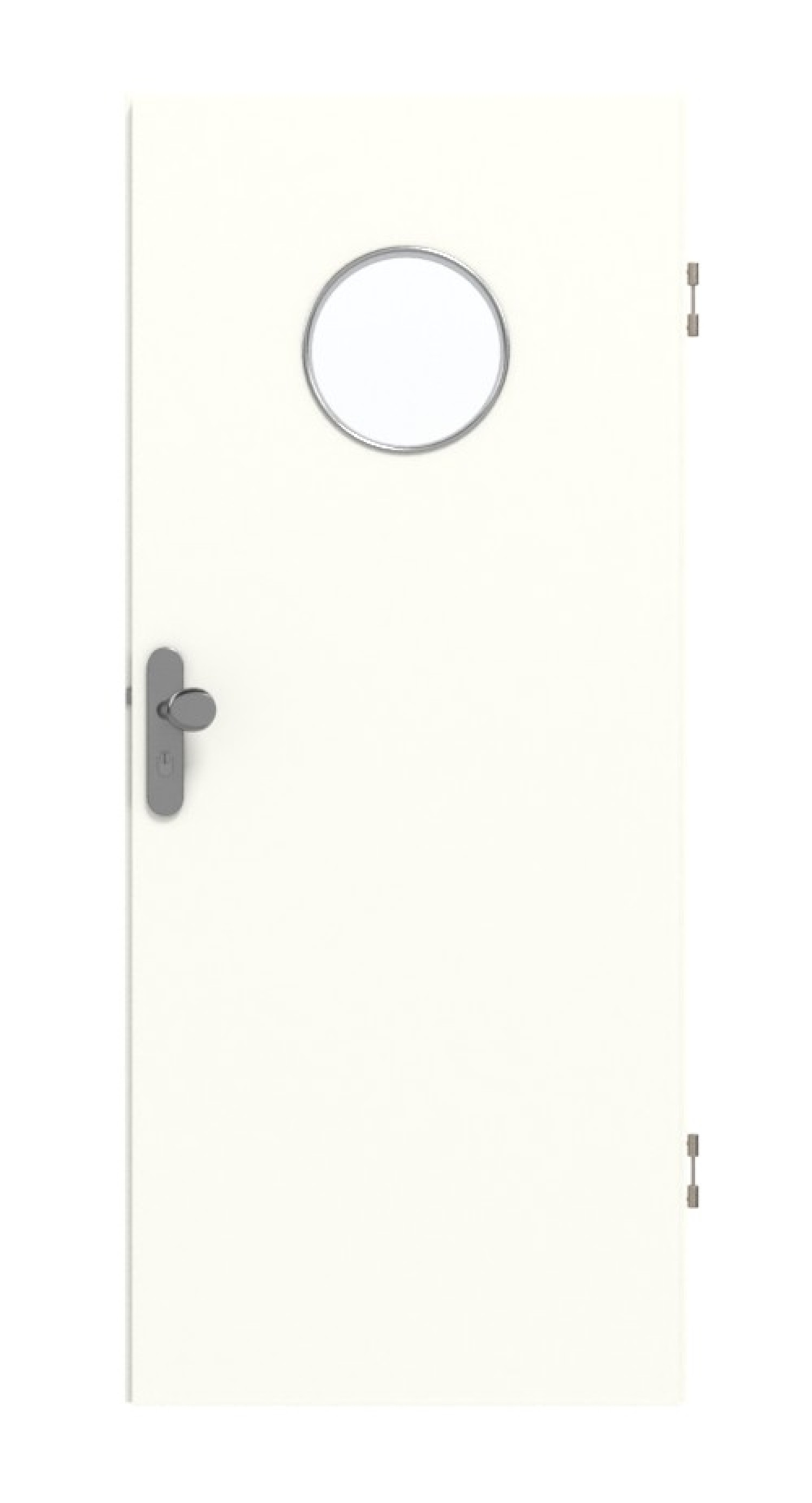 GARANT Wohnungseingangstür U11026SD Kristallweiß GHK08 mit Lichtausschnitt LA-12