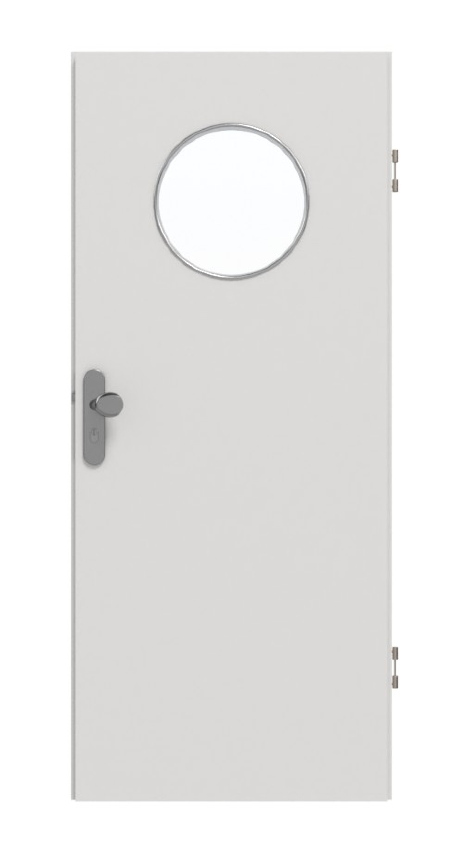 GARANT Wohnungseingangstür 0160-60 Silver Grey CePaL mit Lichtausschnitt LA-13