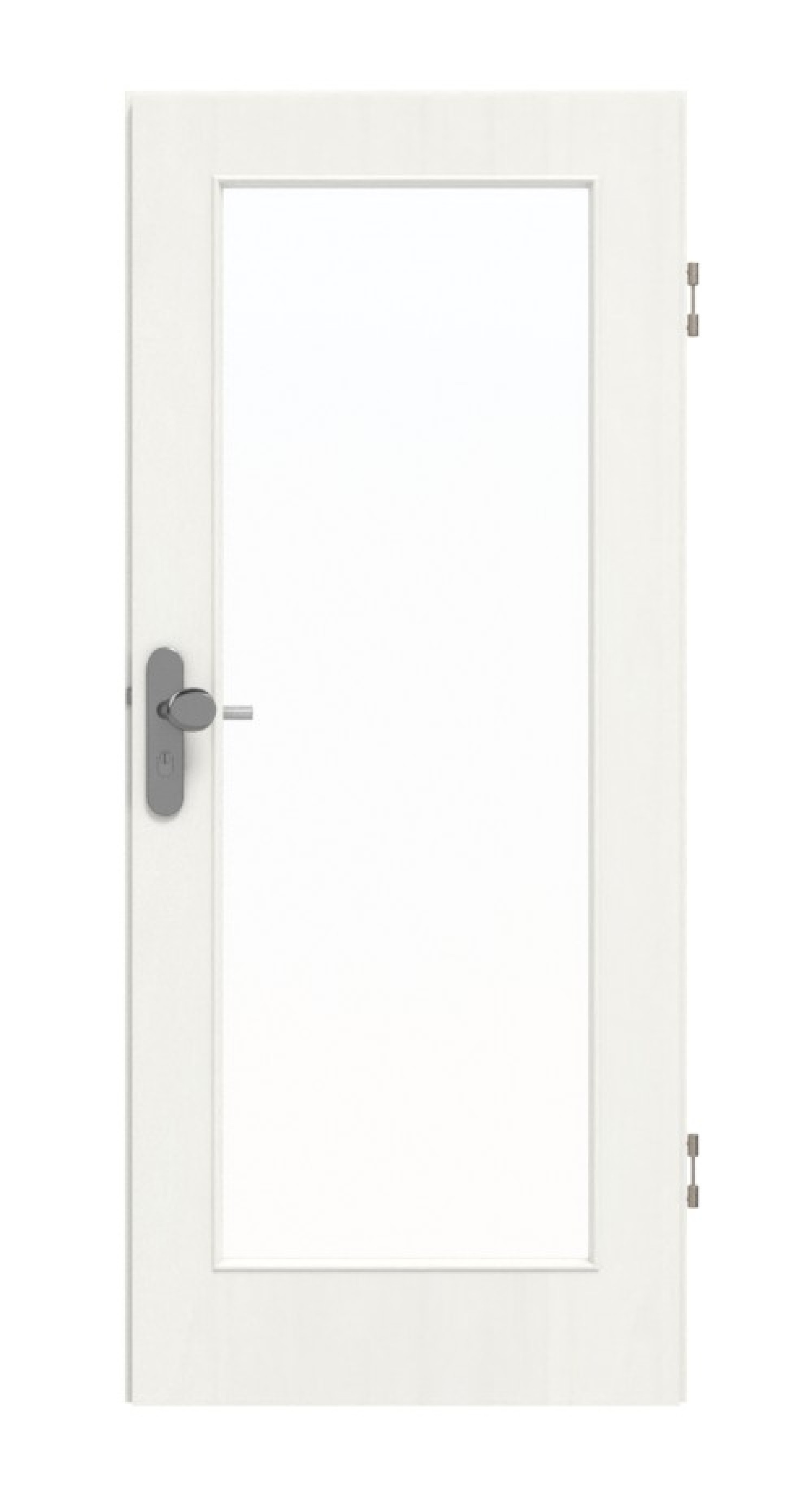 GARANT Wohnungseingangstür Authentic Bianco CePaL mit Lichtausschnitt LA-2