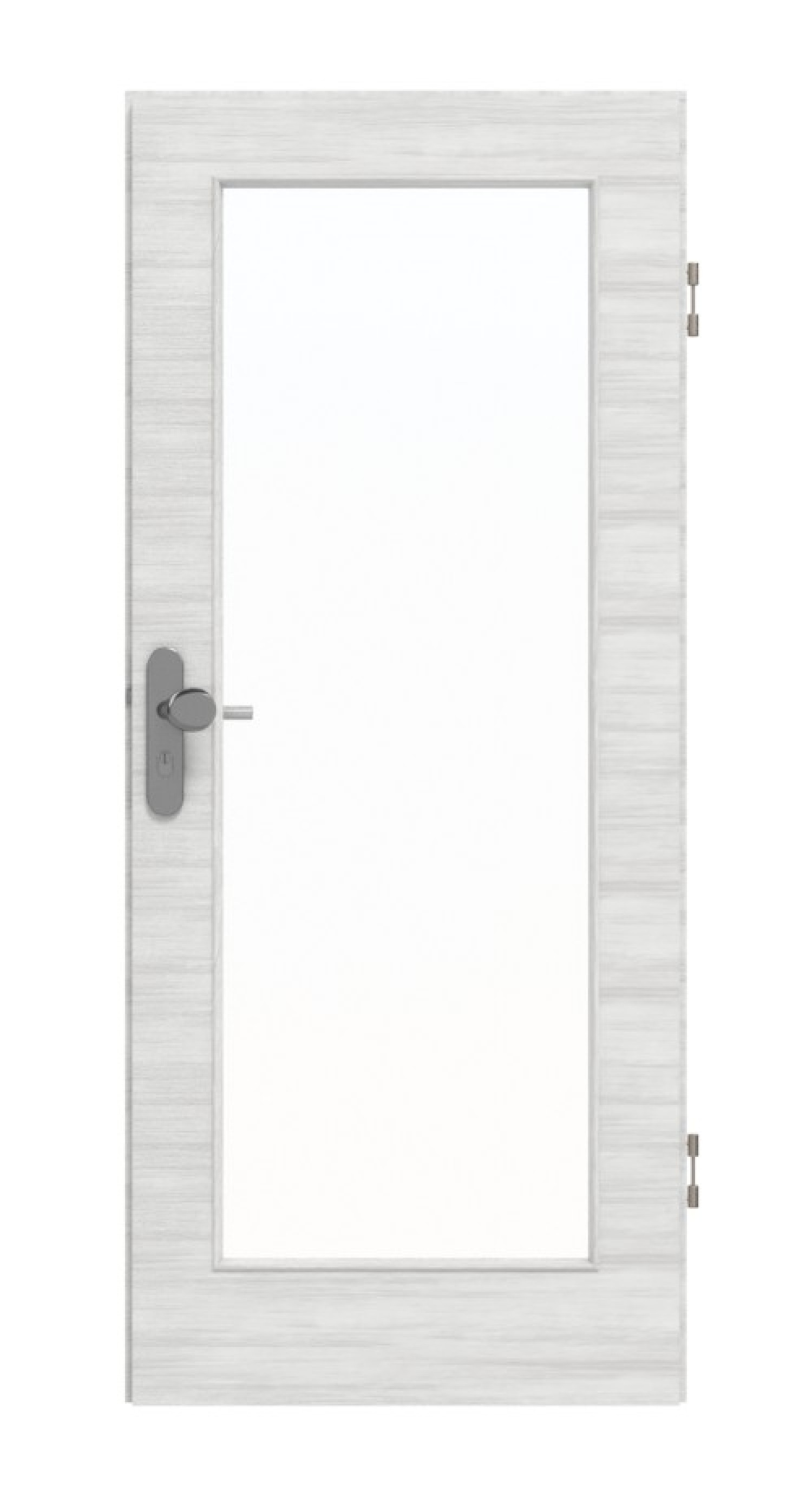 GARANT Wohnungseingangstür Quer Authentic Grigio GCK08 mit Lichtausschnitt LA-2
