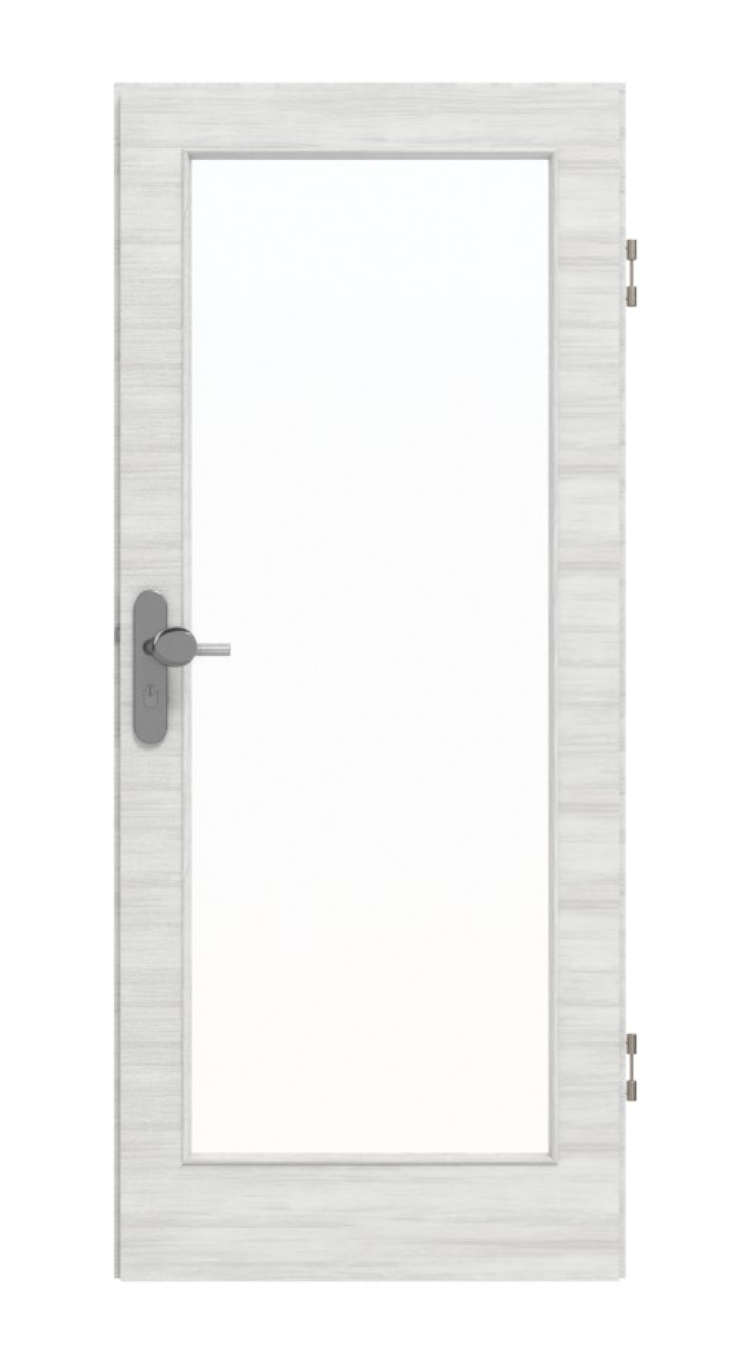 GARANT Wohnungseingangstür Quer Authentic Grigio GCK08 mit Lichtausschnitt LA-3