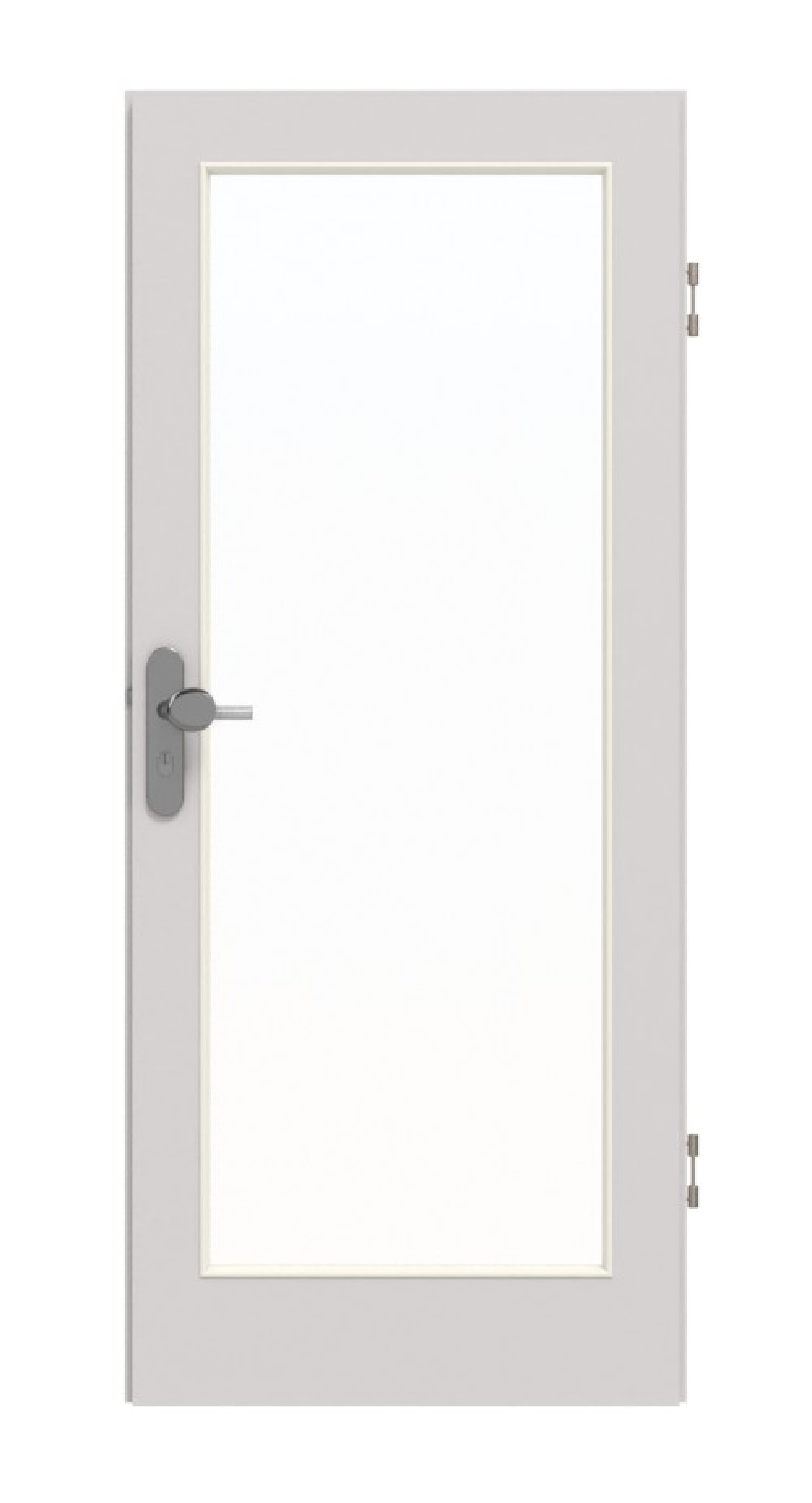 GARANT Wohnungseingangstür U12188SD Lichtgrau GHK08 mit Lichtausschnitt LA-3