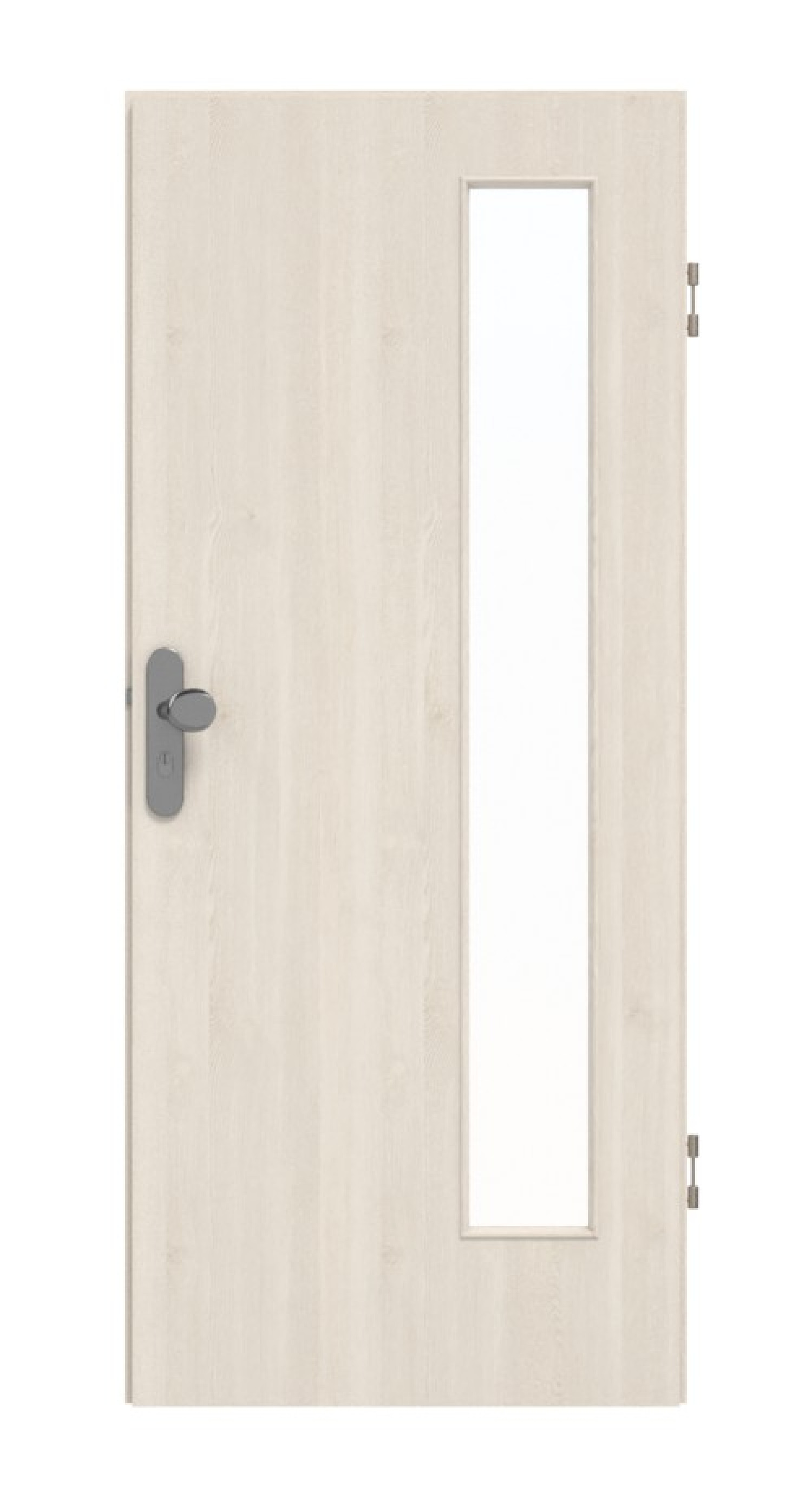 GARANT Wohnungseingangstür Authentic Perl GCK08 mit Lichtausschnitt LA-4 bandseitig