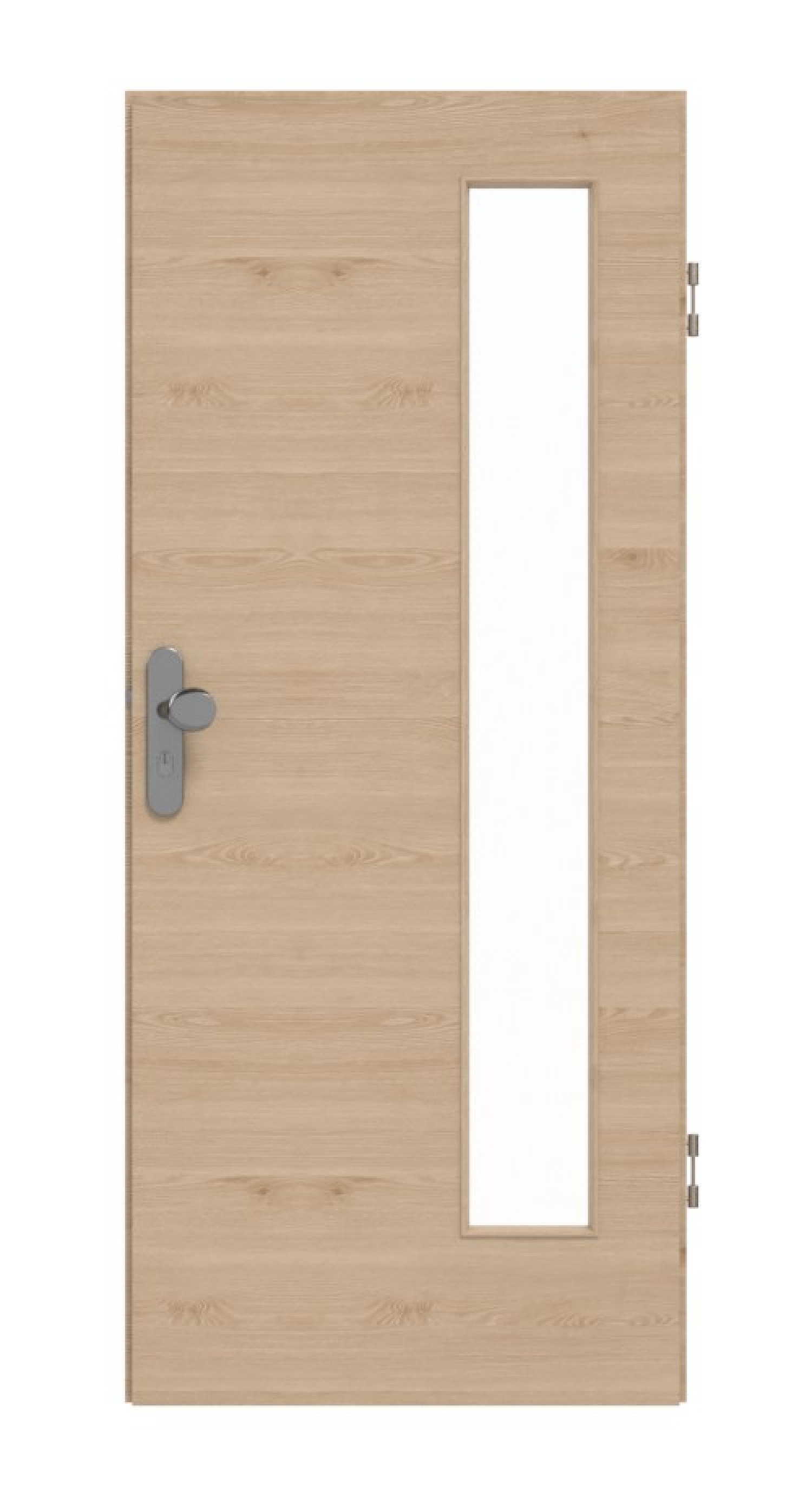 GARANT Wohnungseingangstür Quer Authentic Achat GCK08 mit Lichtausschnitt LA-4 bandseitig