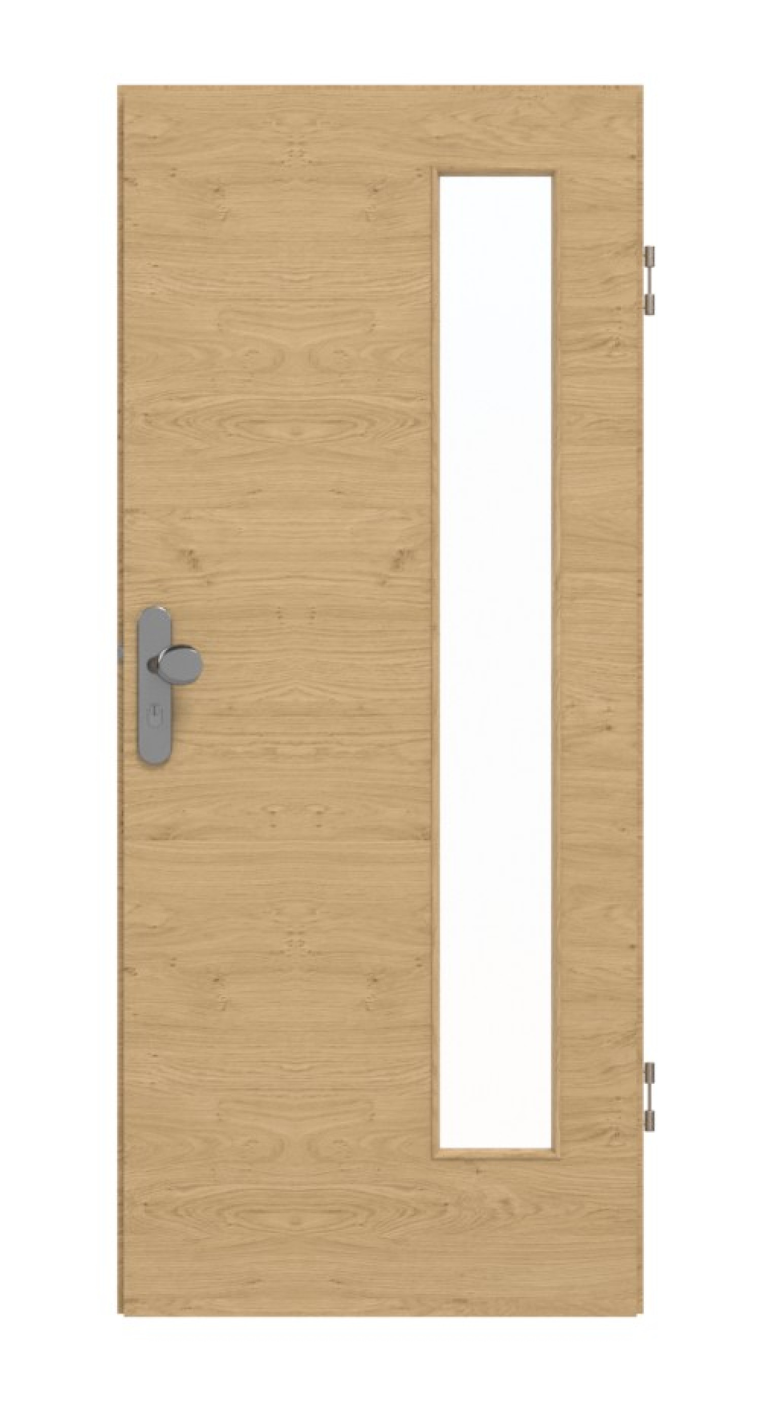 GARANT Wohnungseingangstür Quer Authentic Asteiche GCK08 mit Lichtausschnitt LA-4 bandseitig