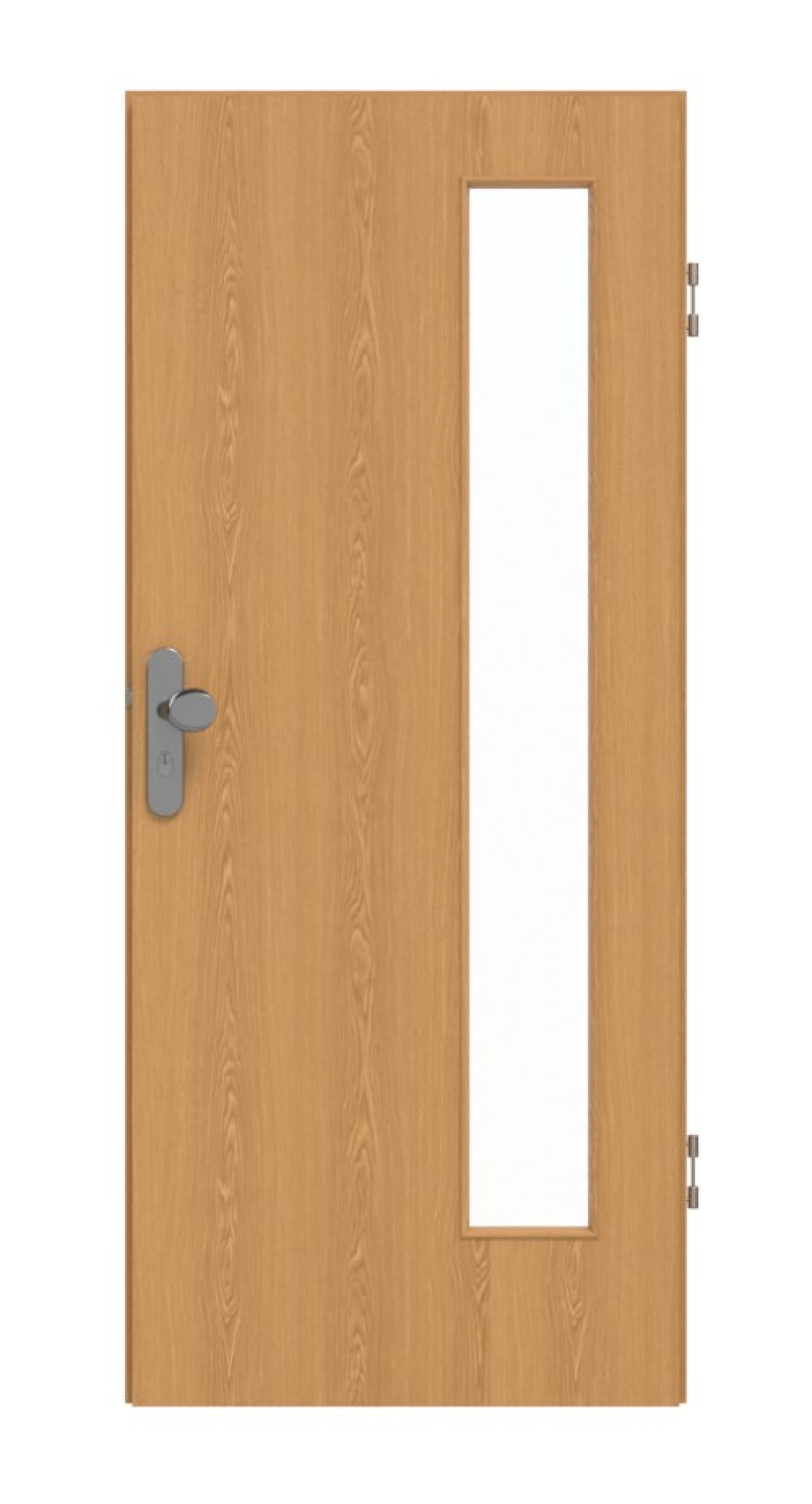 GARANT Wohnungseingangstür Eiche Premium GCK08 mit Lichtausschnitt LA-4 bandseitig